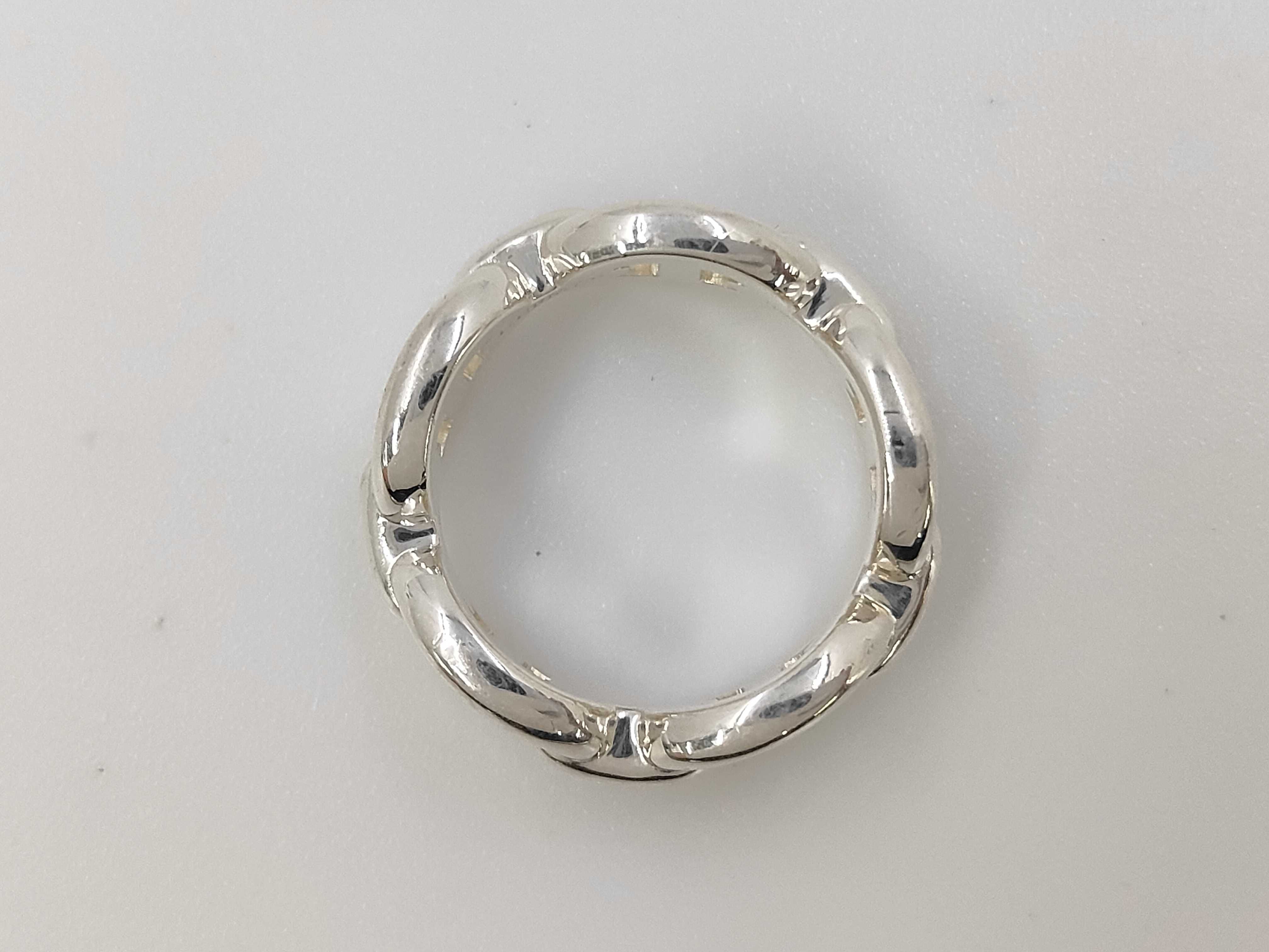 Chaine d'Ancre Enchainée Ring, Sterling Silver 925 Ring — view 6