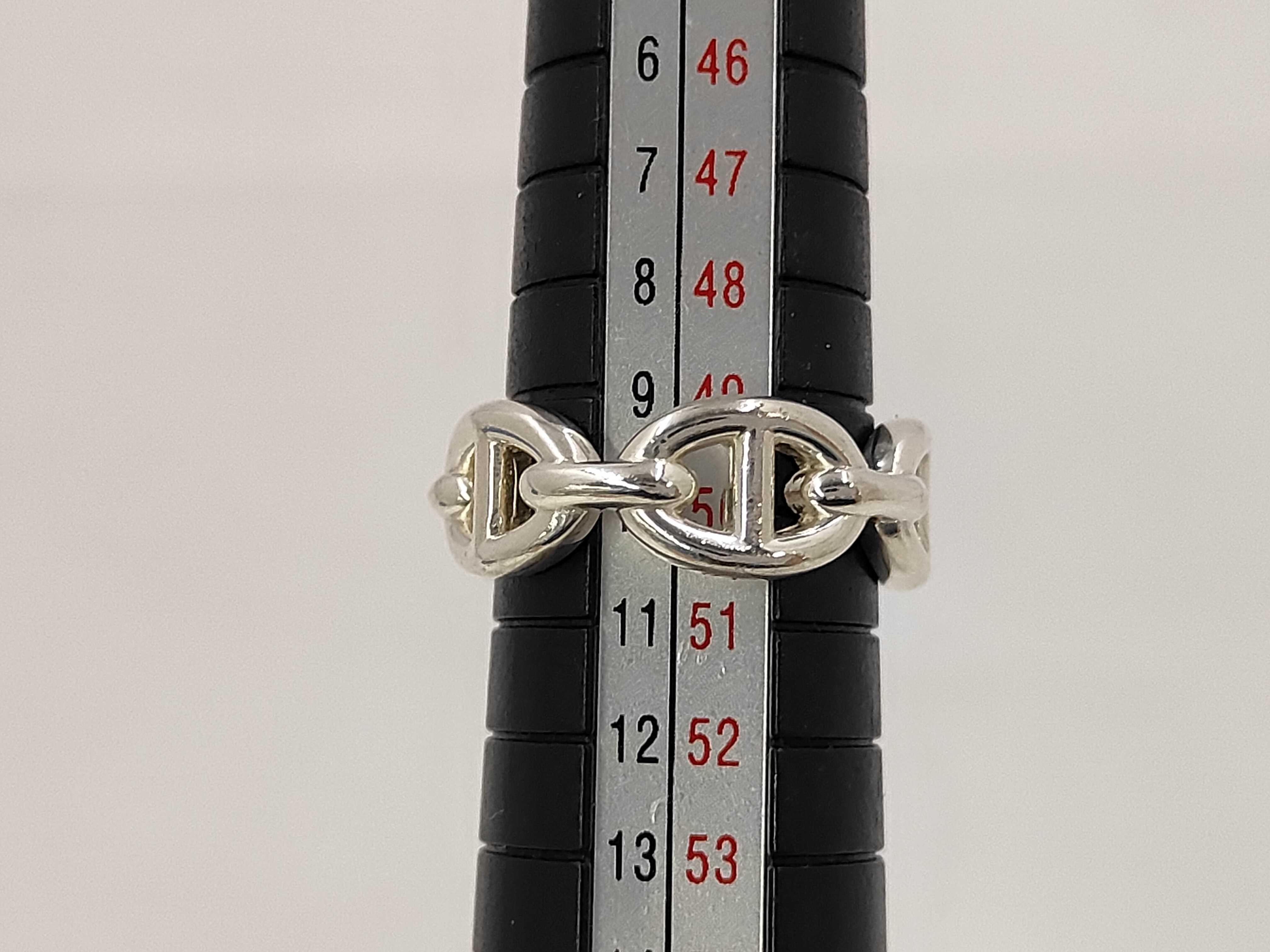 Chaine d'Ancre Enchainée Ring, Sterling Silver 925 Ring — view 7
