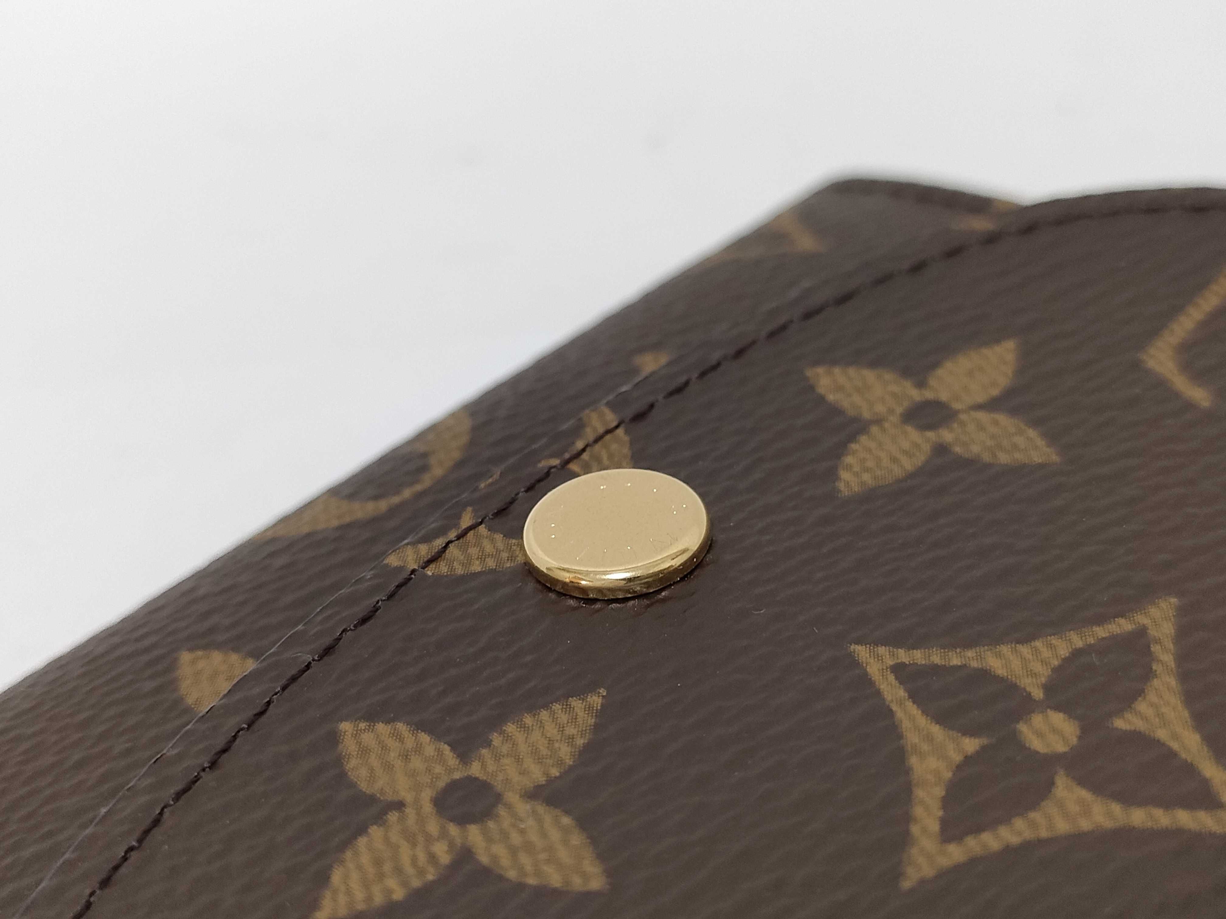 Monogram Louis Vuitton M41939 Monogram Portemonnaie Rosalie Coin Case Card Case Brown Coin Case — view 7