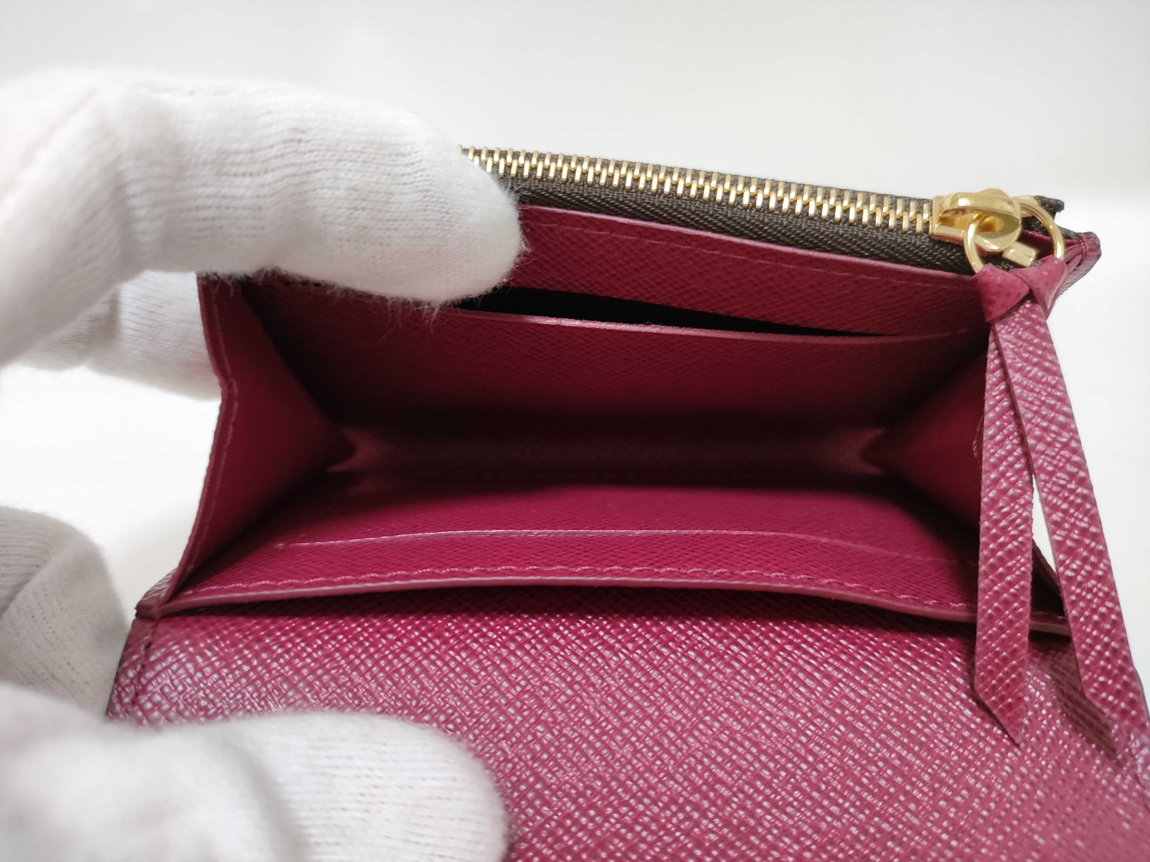 Monogram Louis Vuitton M41939 Monogram Portemonnaie Rosalie Coin Case Card Case Brown Coin Case — view 10