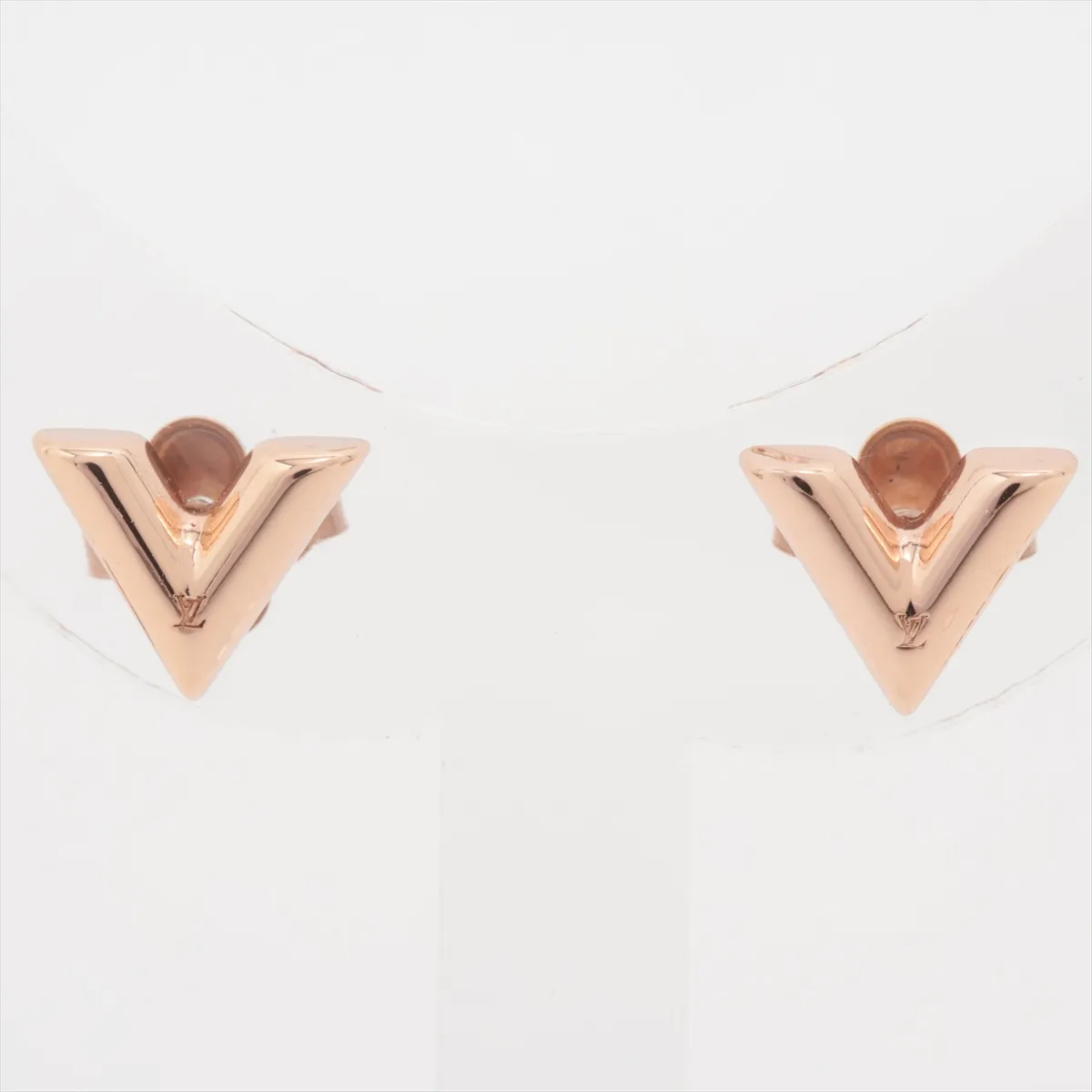 M02393 Essential V LE4264 Earrings (Pair) GP Pink Gold. Shows signs of wear,