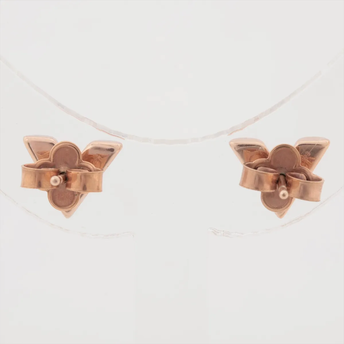 M02393 Essential V LE4264 Earrings (Pair) GP Pink Gold. Shows signs of wear, — view 2
