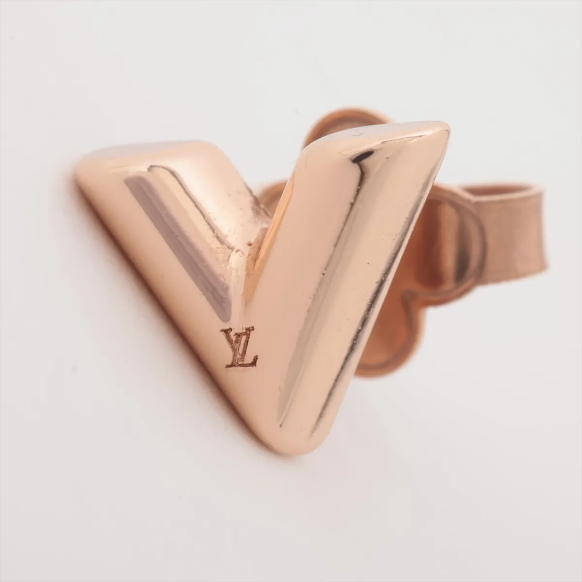 M02393 Essential V LE4264 Earrings (Pair) GP Pink Gold. Shows signs of wear, — view 5