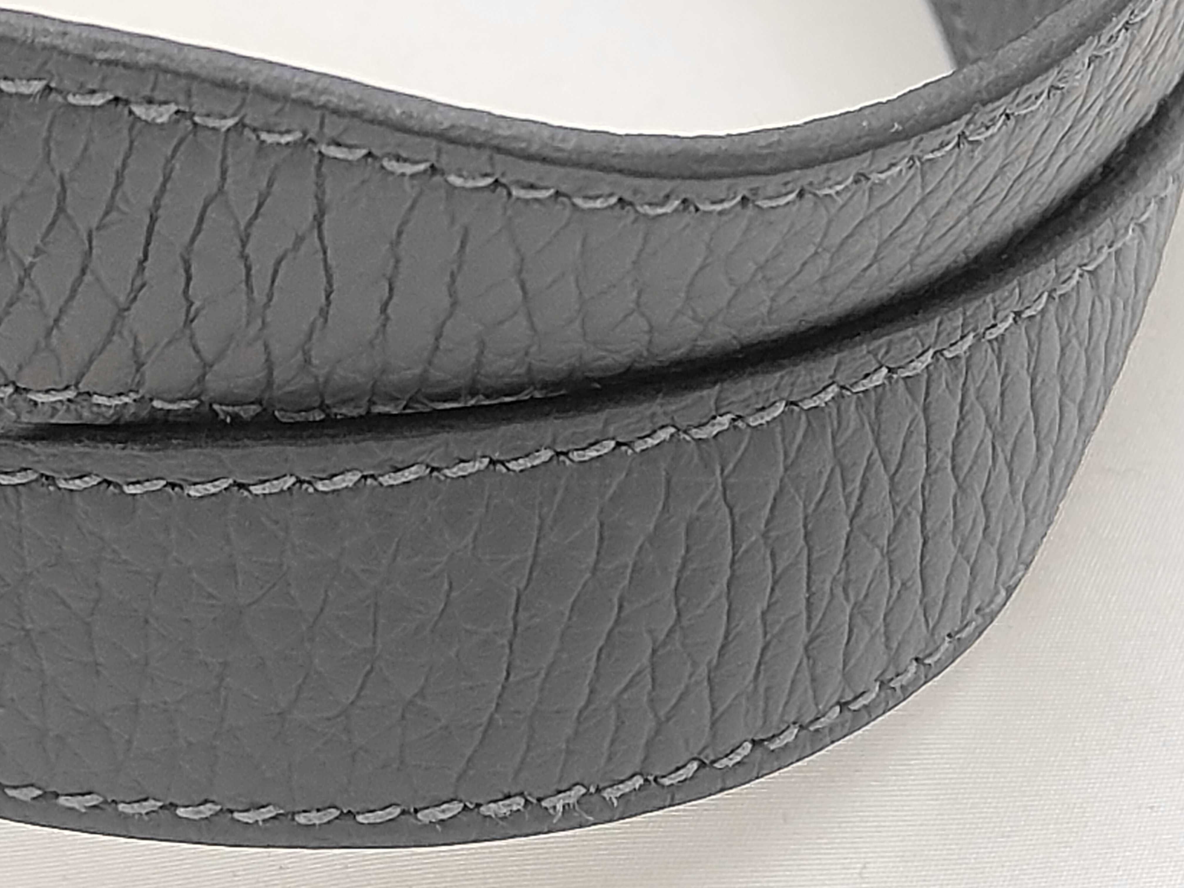 Picotin Lock 18 PM Taurillon Clemence Gris Misty K-stamp handbag — view 4