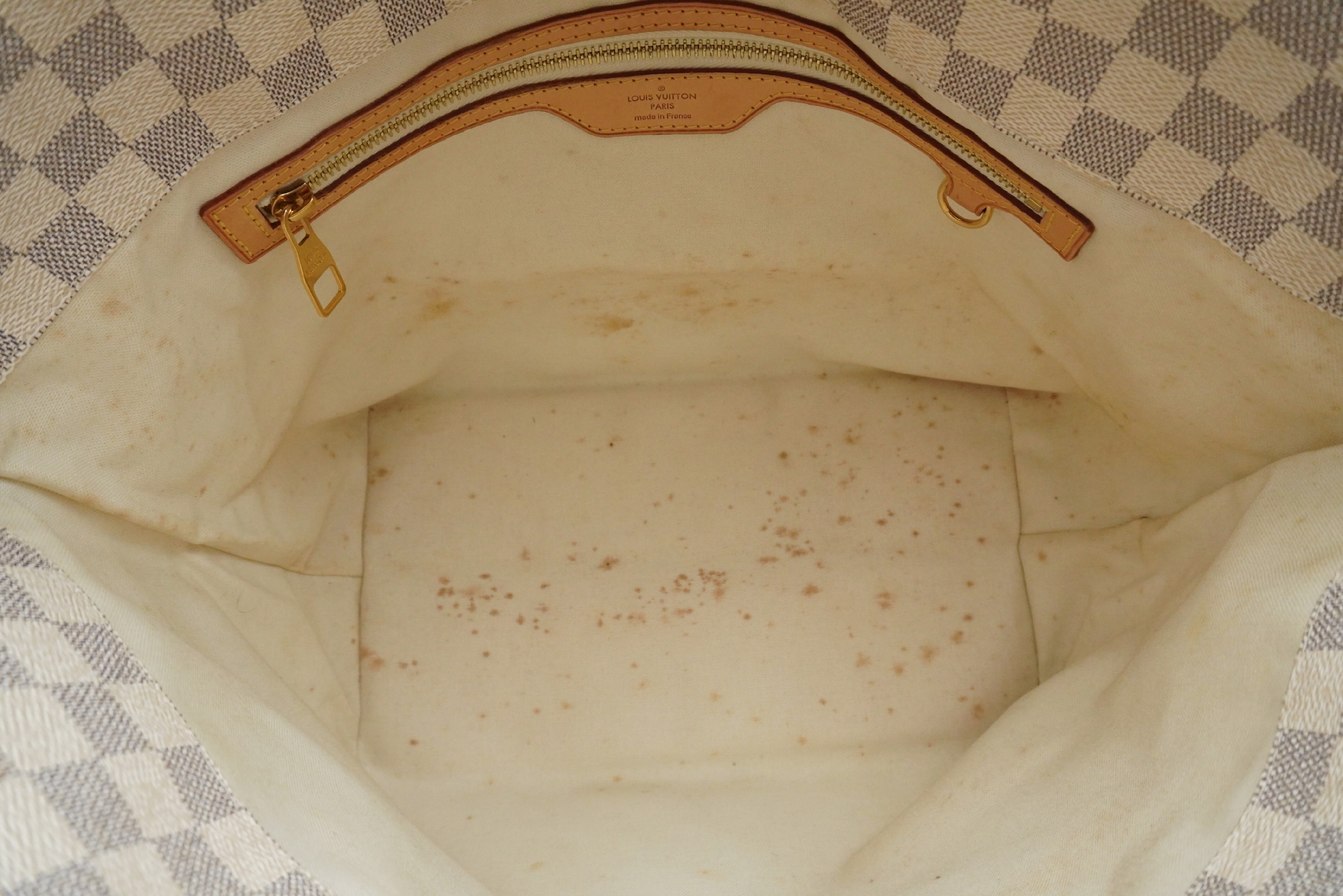 Damier Azur Plan Soleil Cabas PM N41179 Tote Bag — view 12