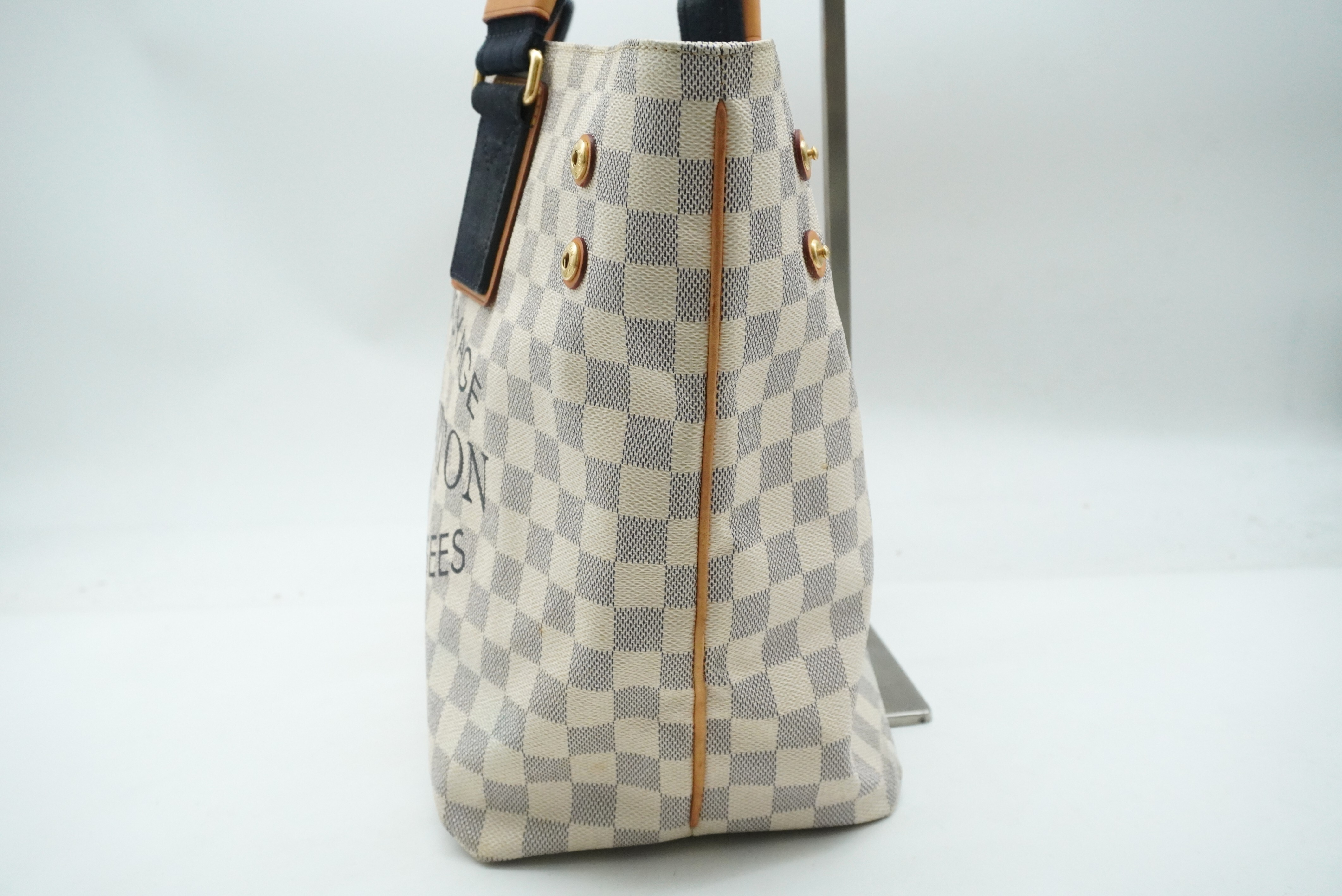 Damier Azur Plan Soleil Cabas PM N41179 Tote Bag — view 3
