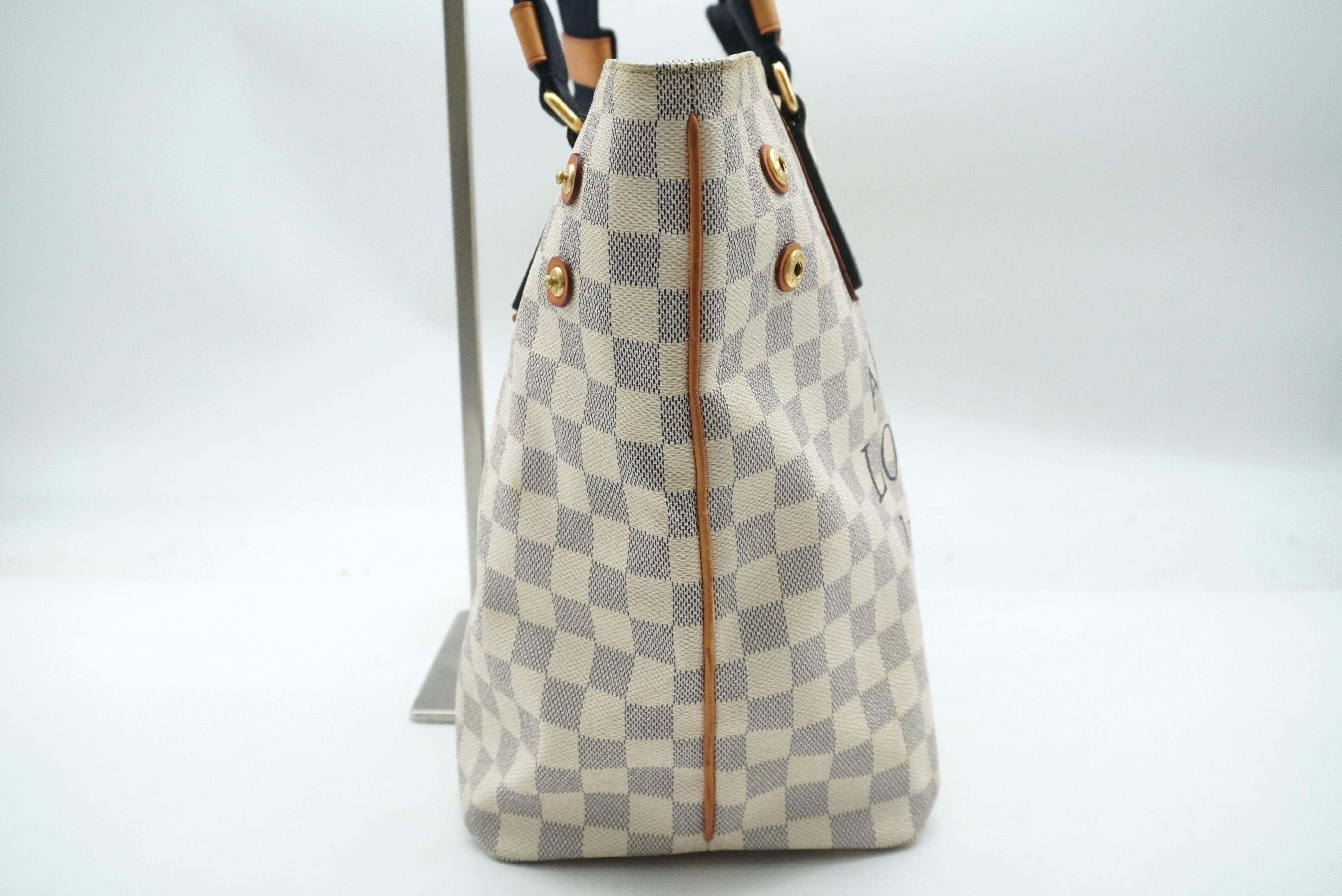 Damier Azur Plan Soleil Cabas PM N41179 Tote Bag — view 4