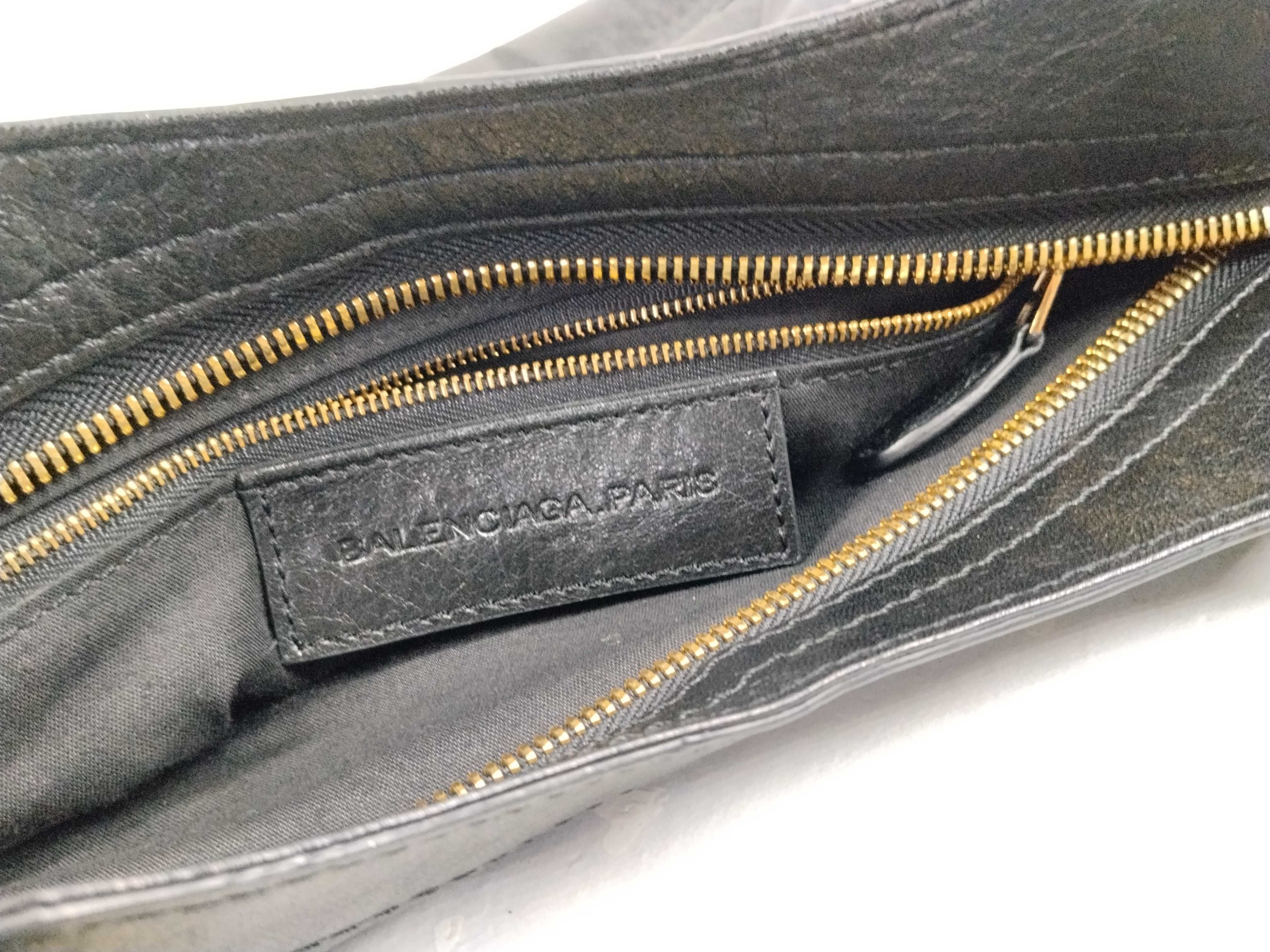 The Giant City Studded Leather Black Handbag — view 12