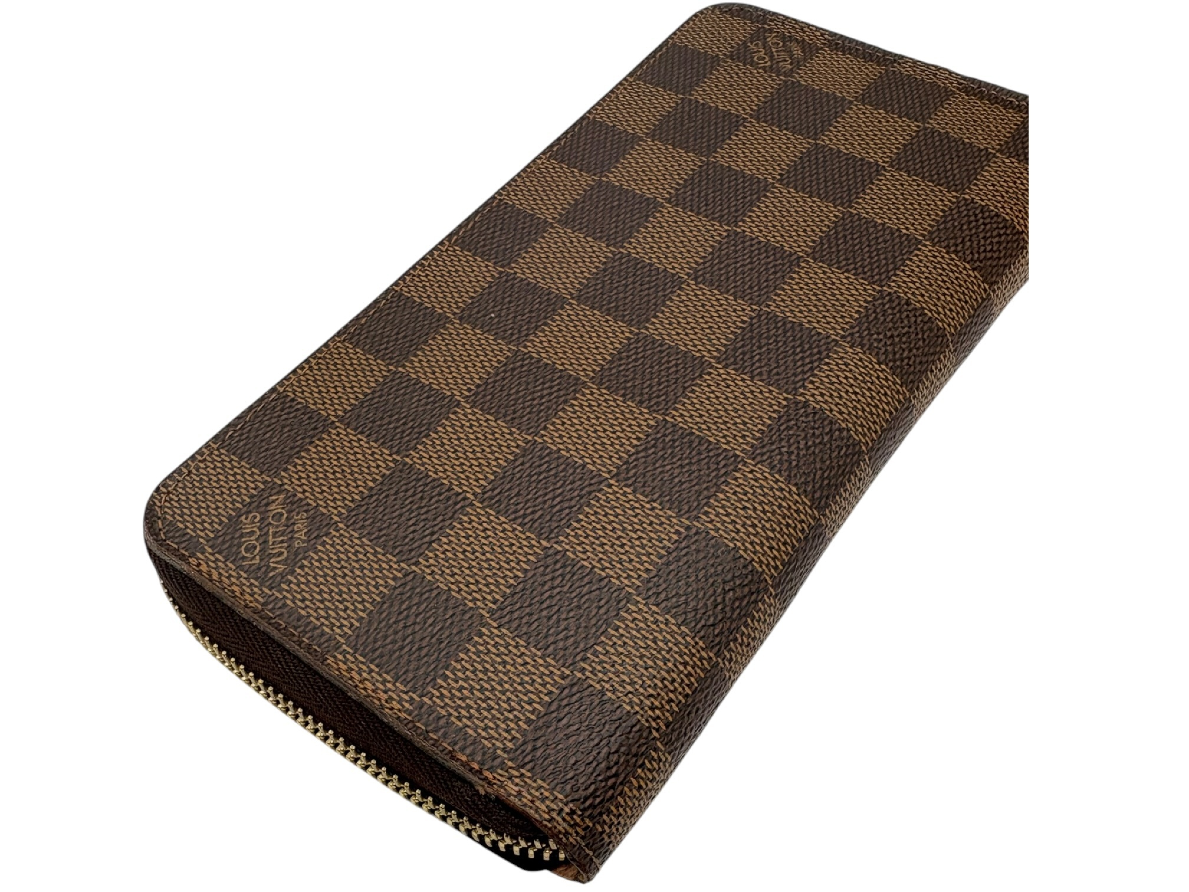 Damier Zippy Wallet N60046 Rose Ballerine Round Zip Wallet — view 3