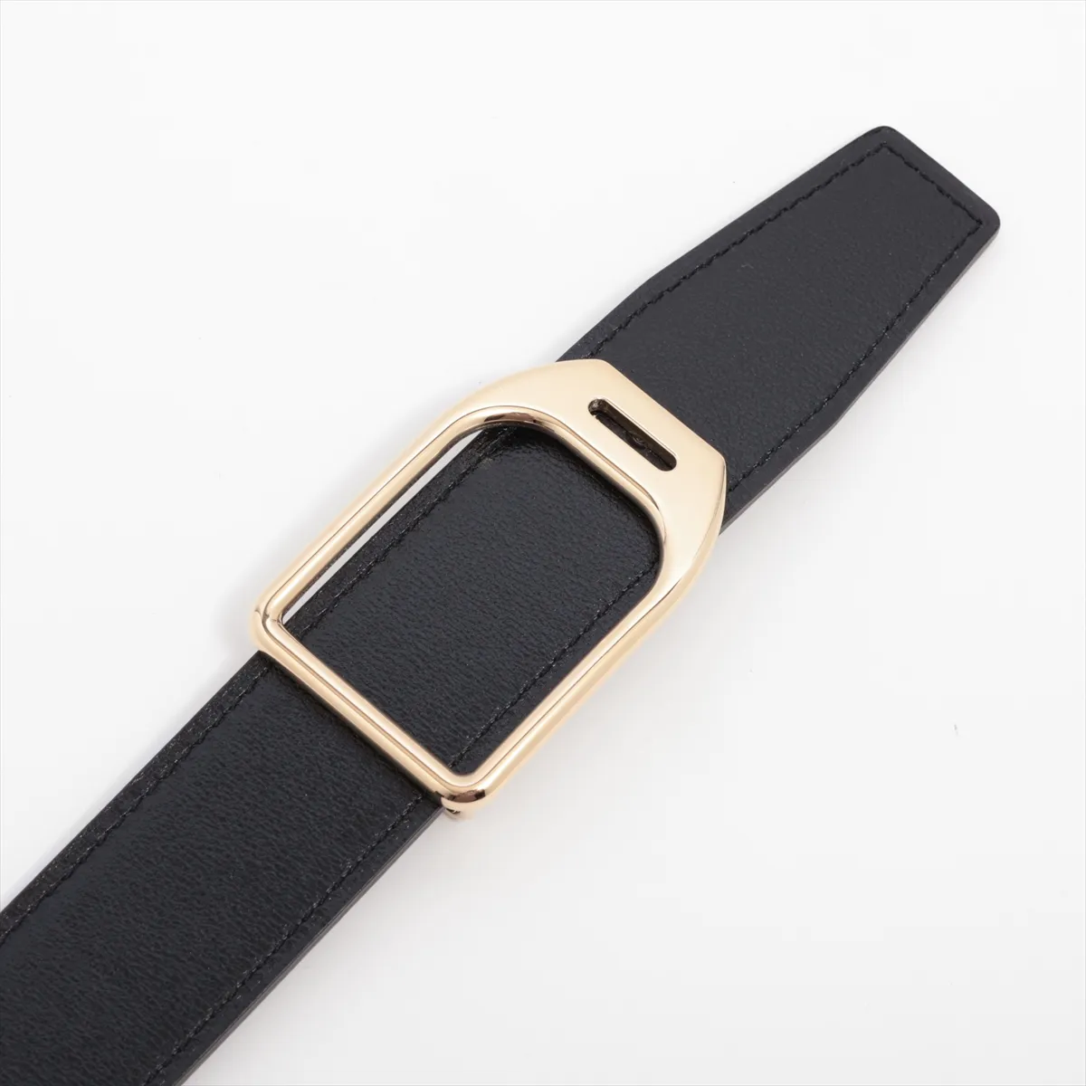 Etrier W stamp: 2024 Belt 110 Leather Black x Brown — view 2