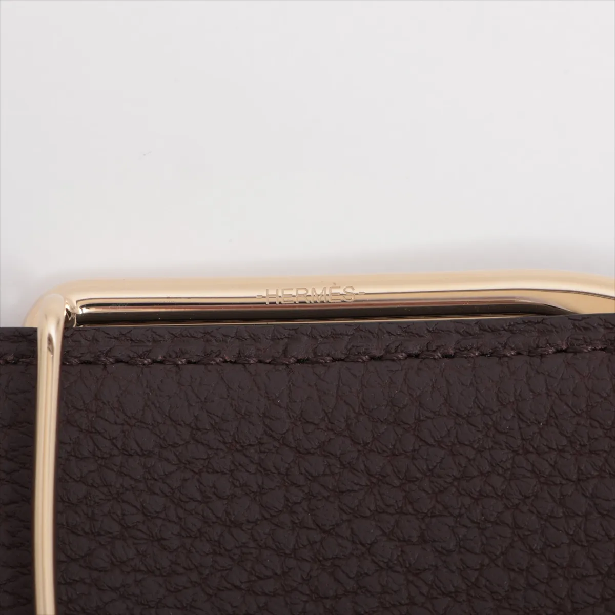 Etrier W stamp: 2024 Belt 110 Leather Black x Brown — view 5