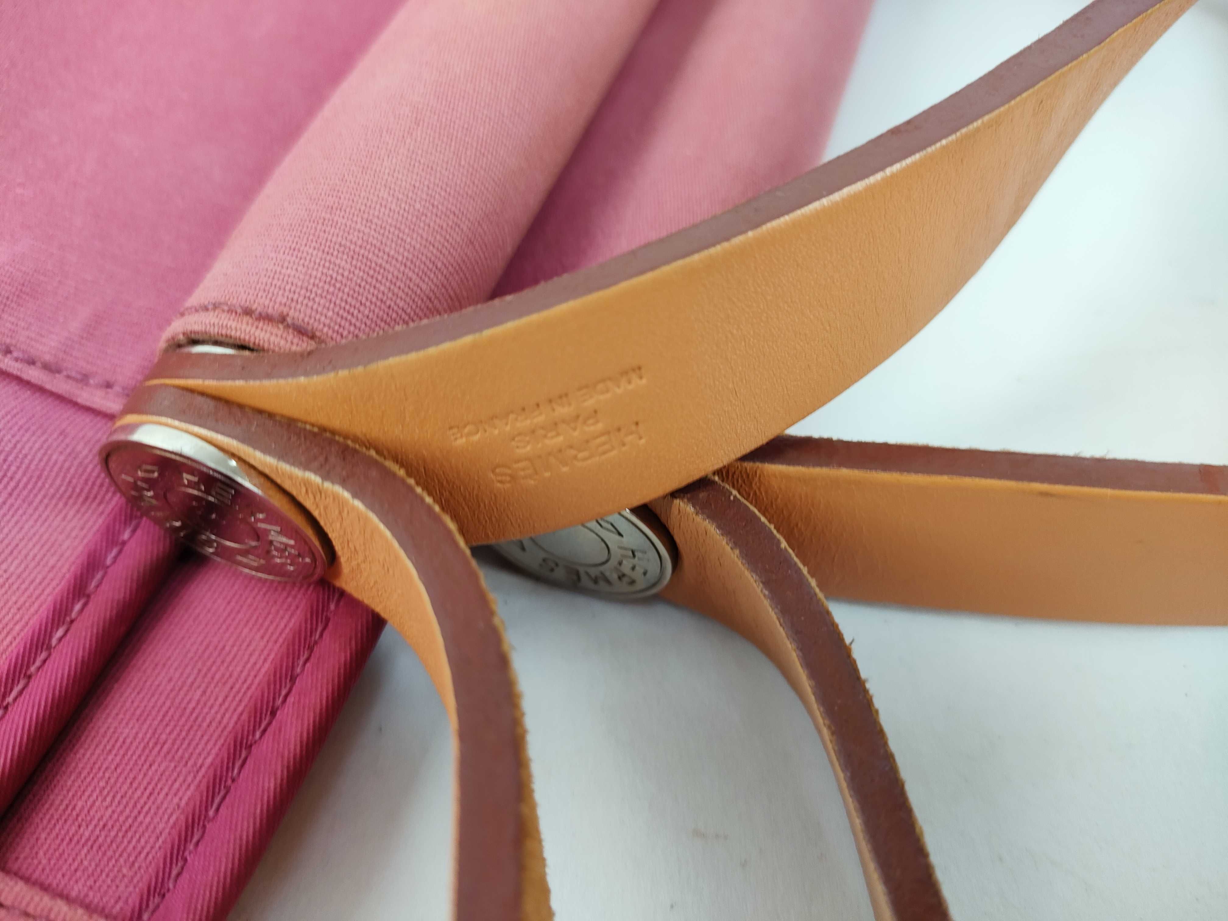 Elan PM 2-Way Bag, Pink x Brown Handbag — view 6