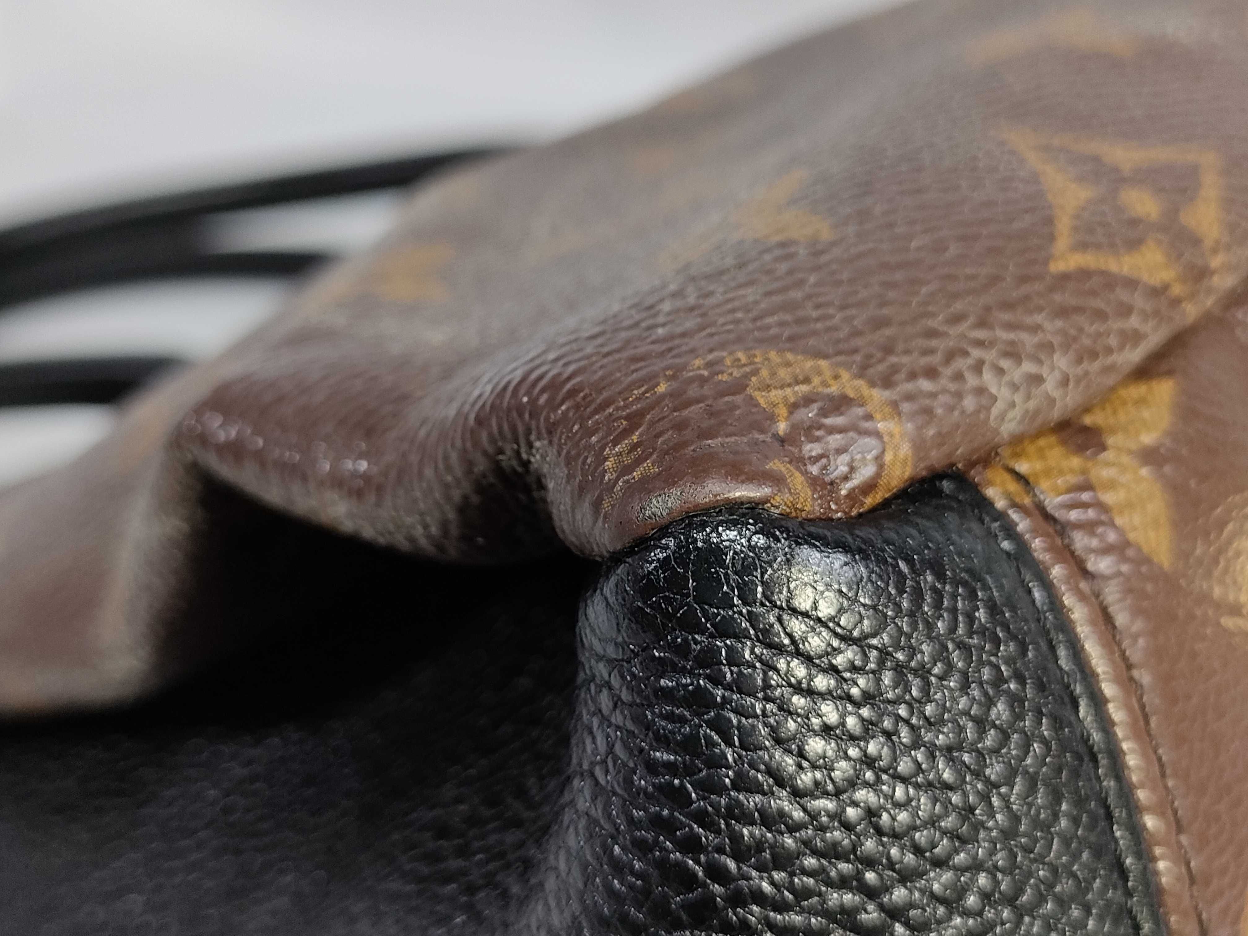Monogram Macassar Monogram Pallas Handbag — view 6
