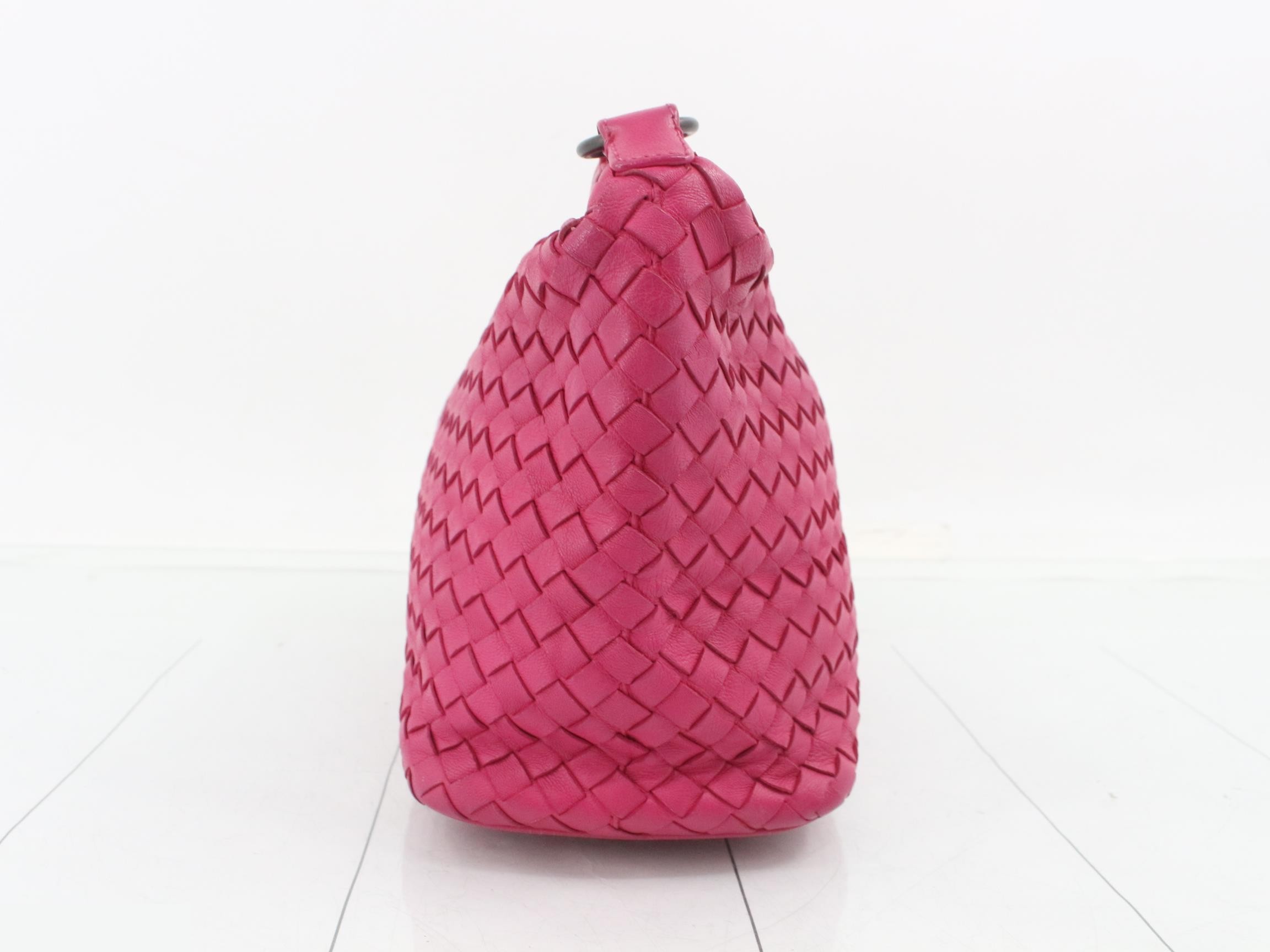 Intrecciato (bag) - Handbag - Leather - Pink — view 3