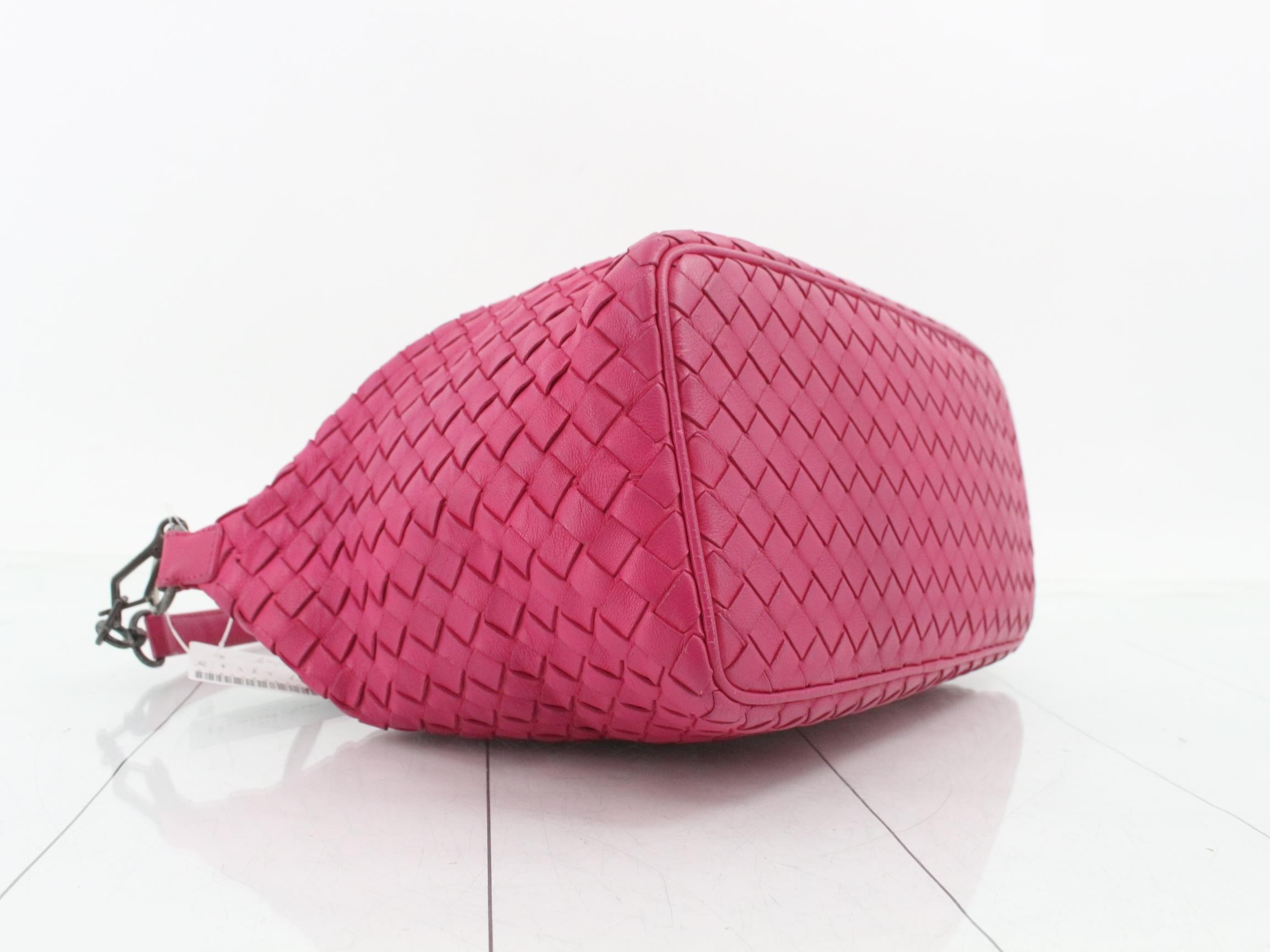 Intrecciato (bag) - Handbag - Leather - Pink — view 5