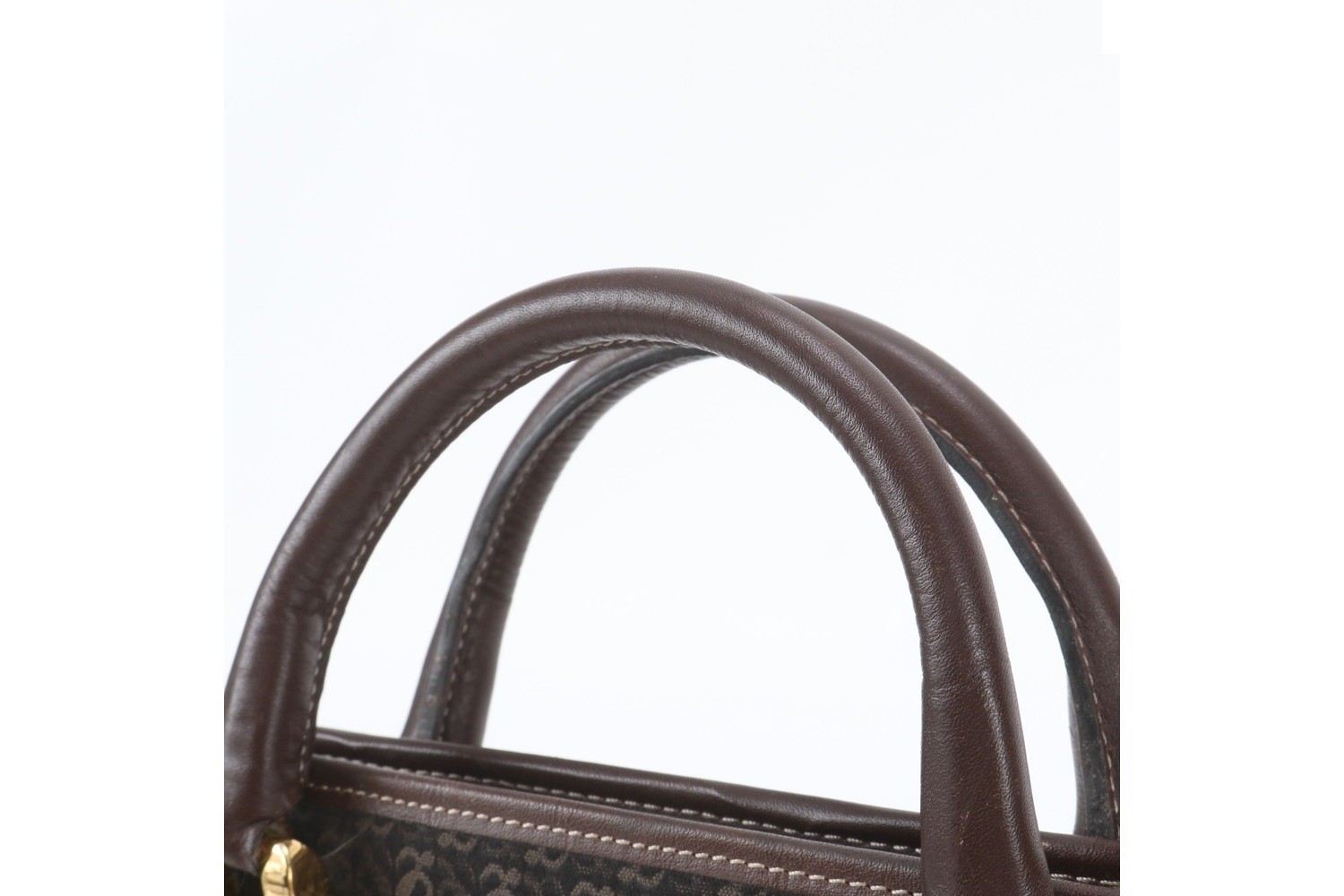 Leather canvas business bag, briefcase — view 2