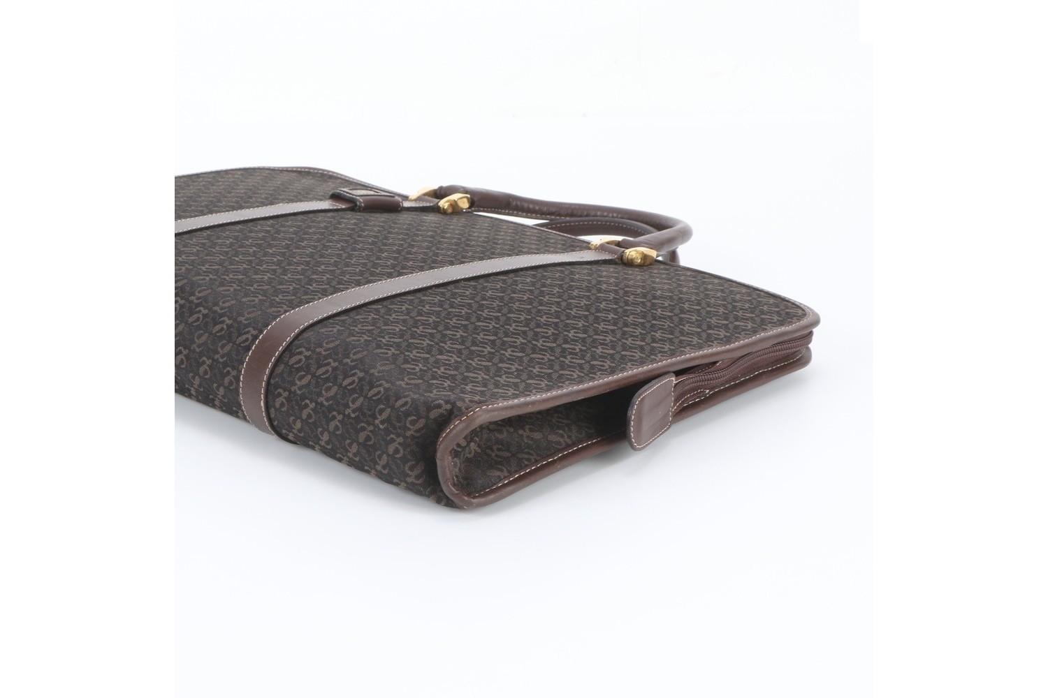 Leather canvas business bag, briefcase — view 4