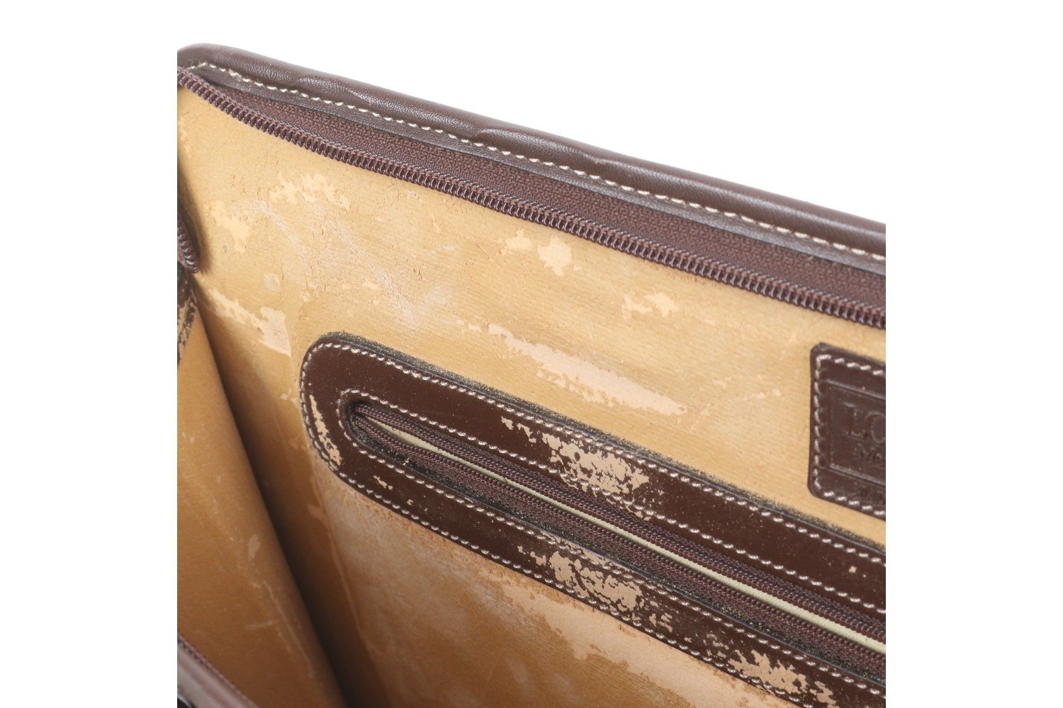 Leather canvas business bag, briefcase — view 10