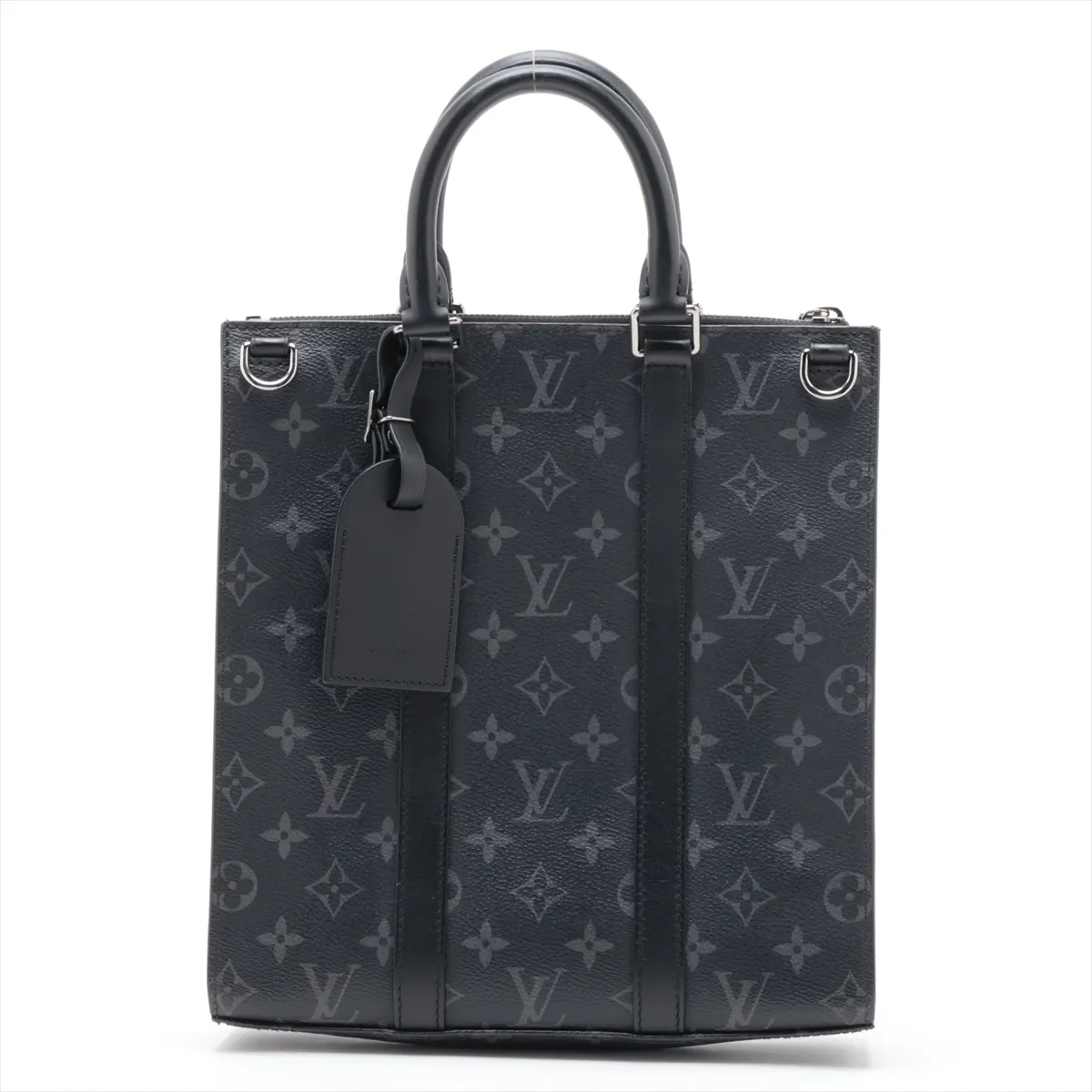 Monogram Eclipse Sac Plat Cross M46098 Black (RFID detected) — view 2