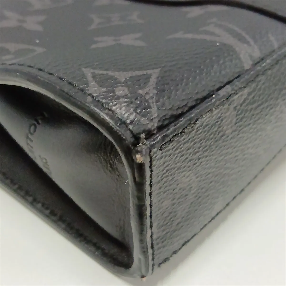 Monogram Eclipse Sac Plat Cross M46098 Black (RFID detected) — view 14