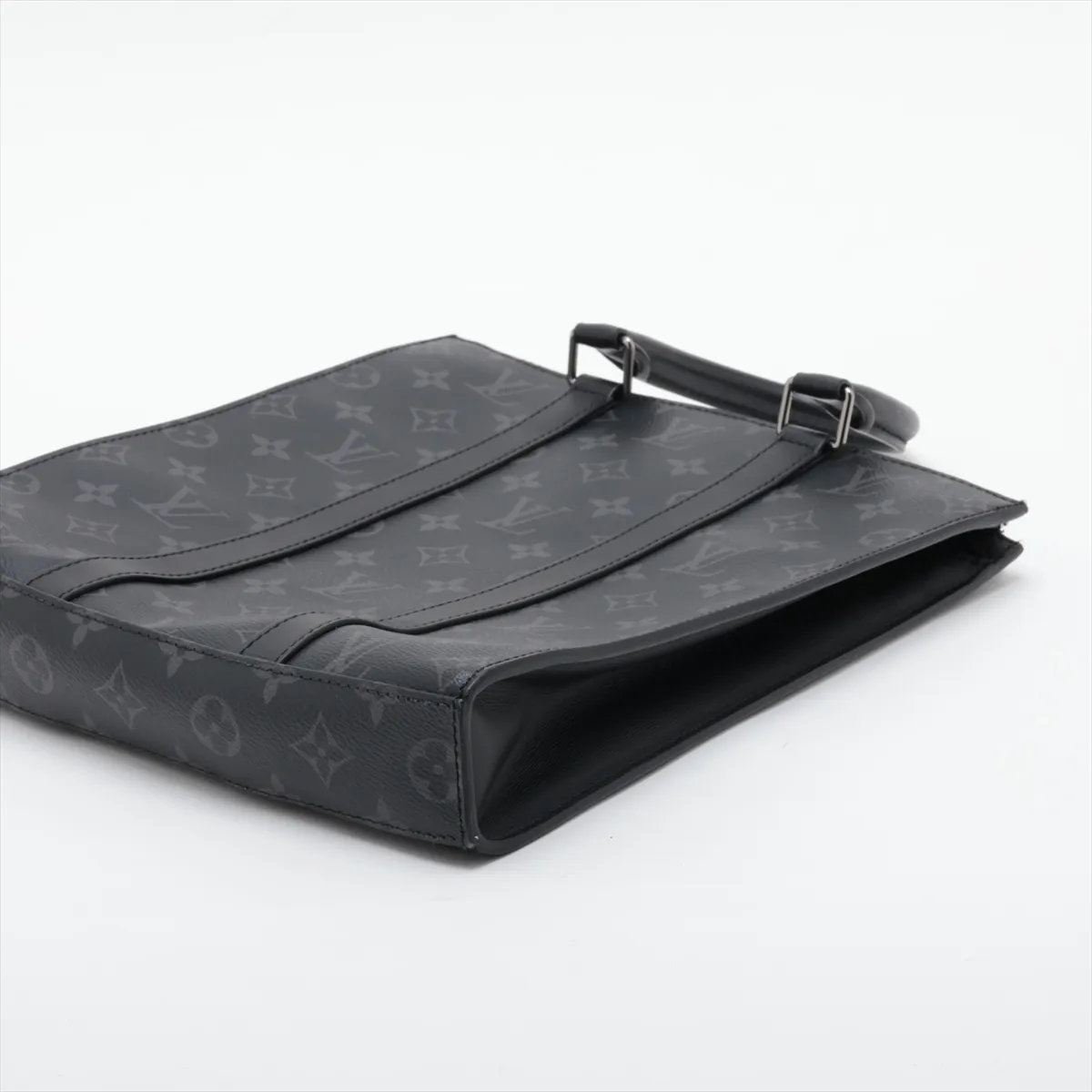 Monogram Eclipse Sac Plat Cross M46098 Black (RFID detected) — view 3