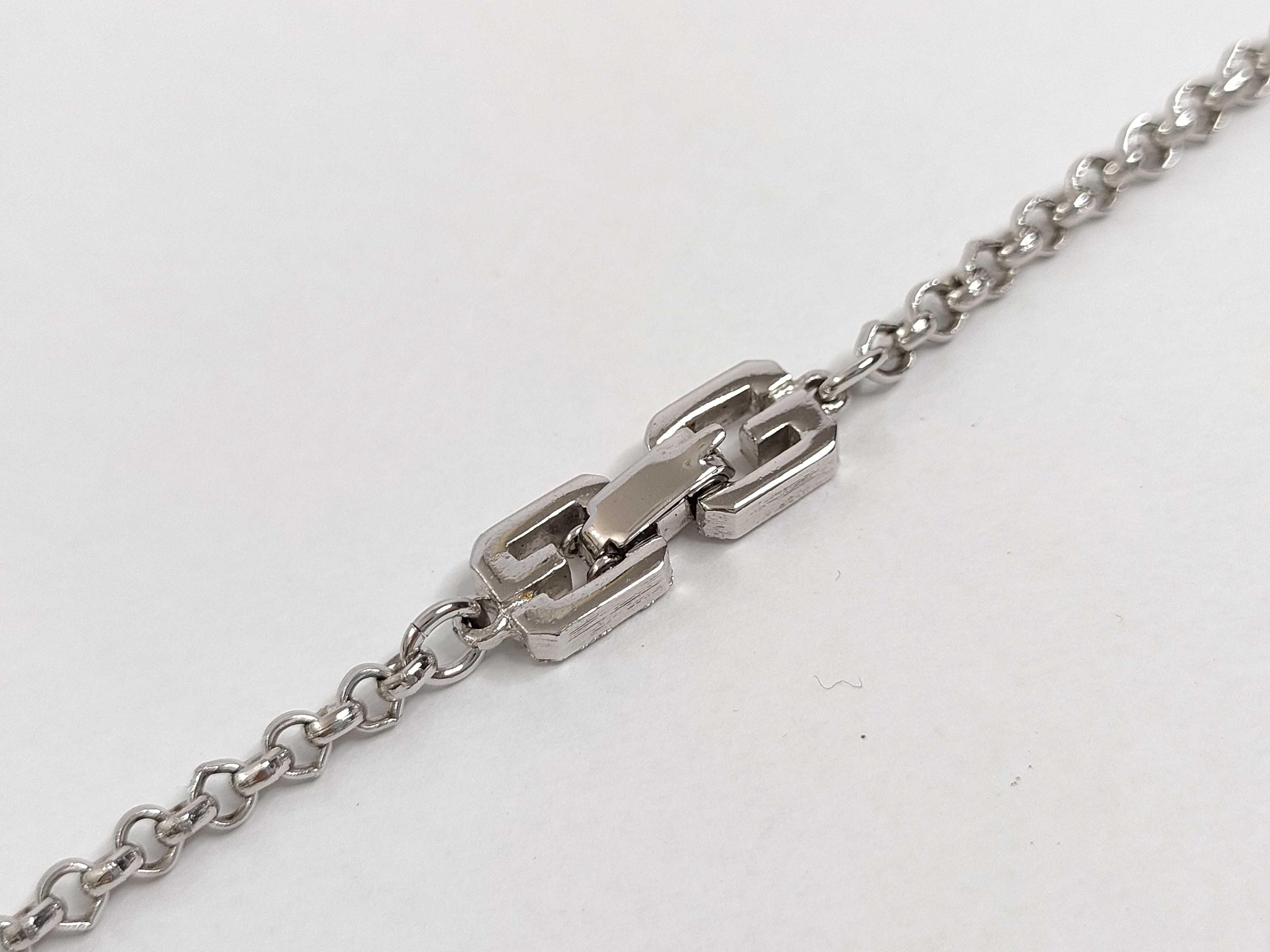 Long Chain Silver Necklace — view 4