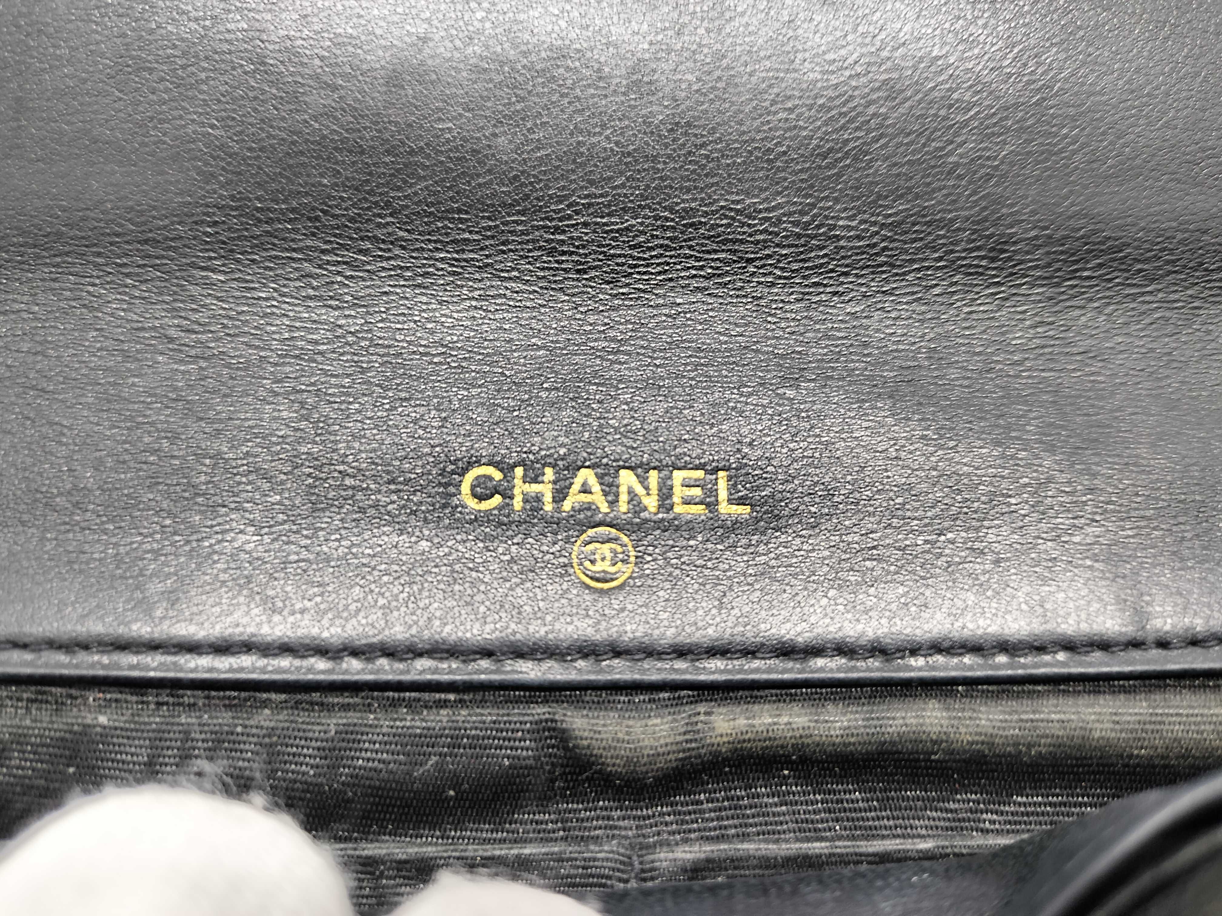 Lambskin Large Coco Flap Long Wallet — view 12
