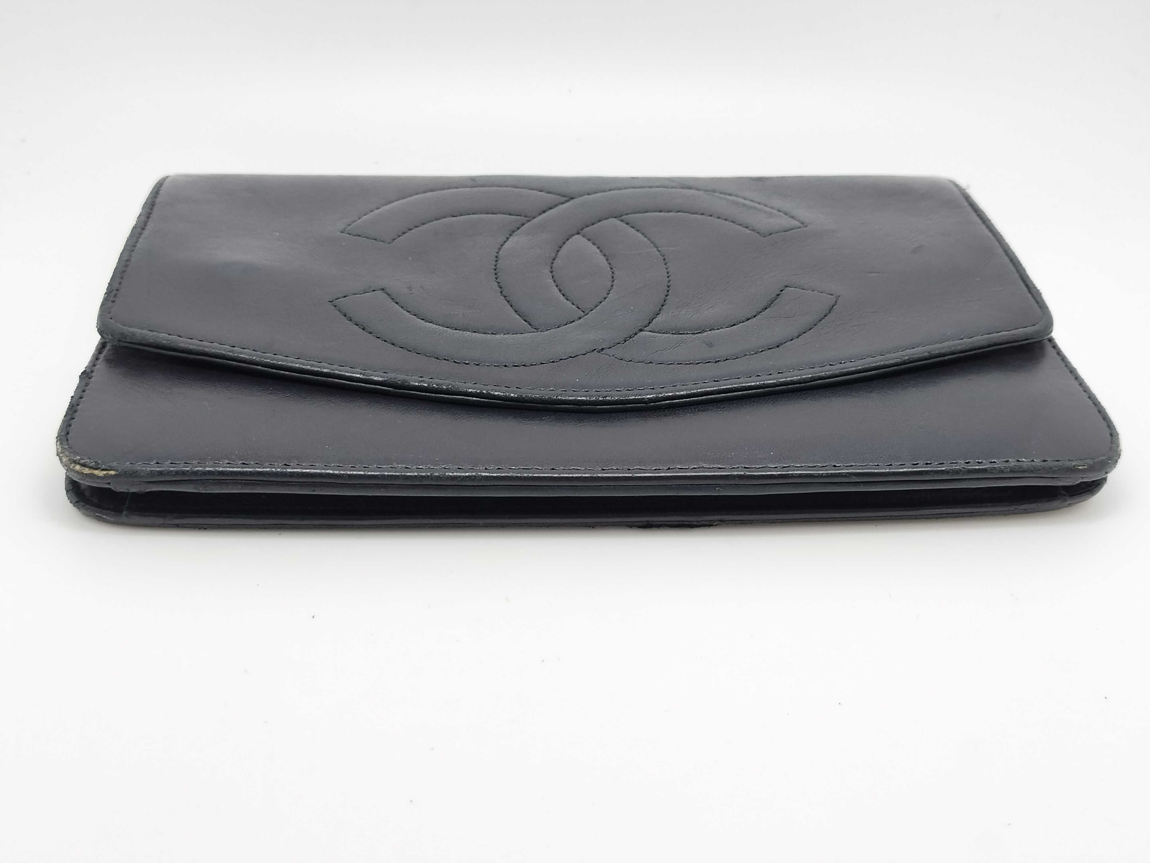 Lambskin Large Coco Flap Long Wallet — view 4