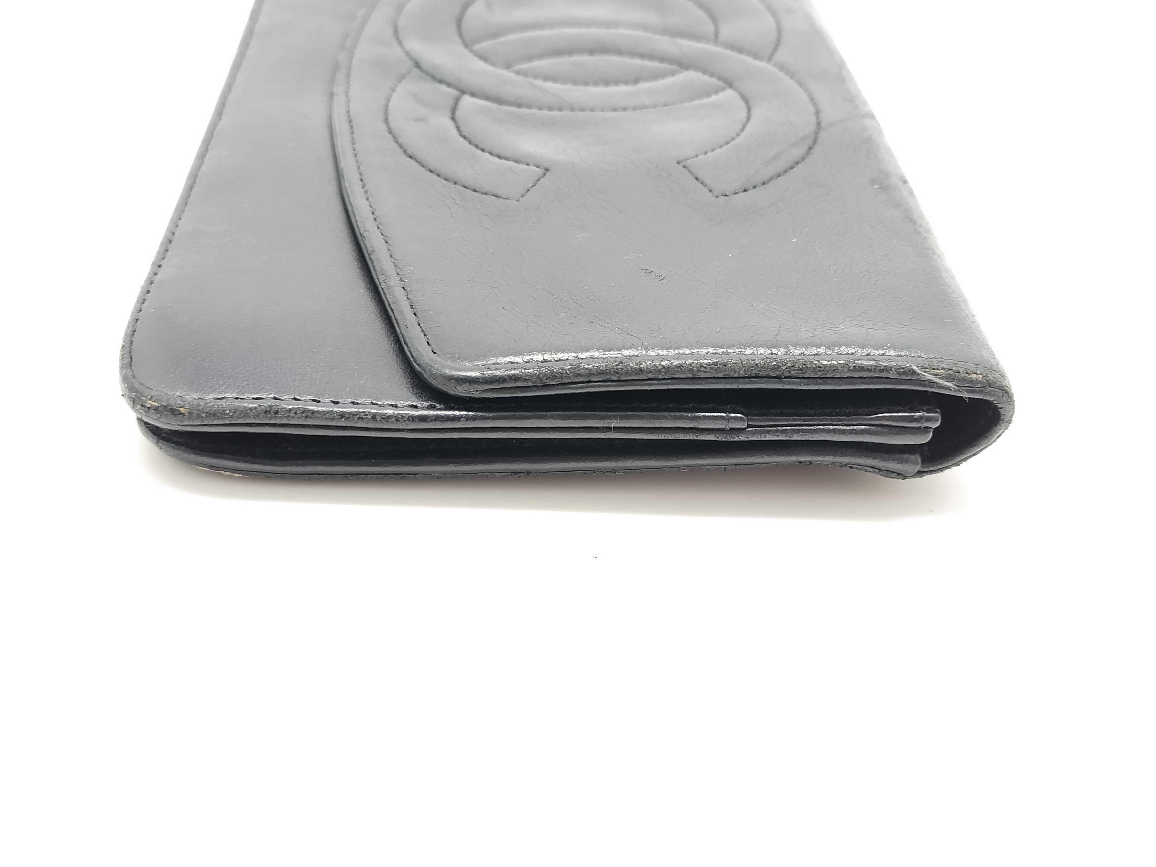 Lambskin Large Coco Flap Long Wallet — view 5