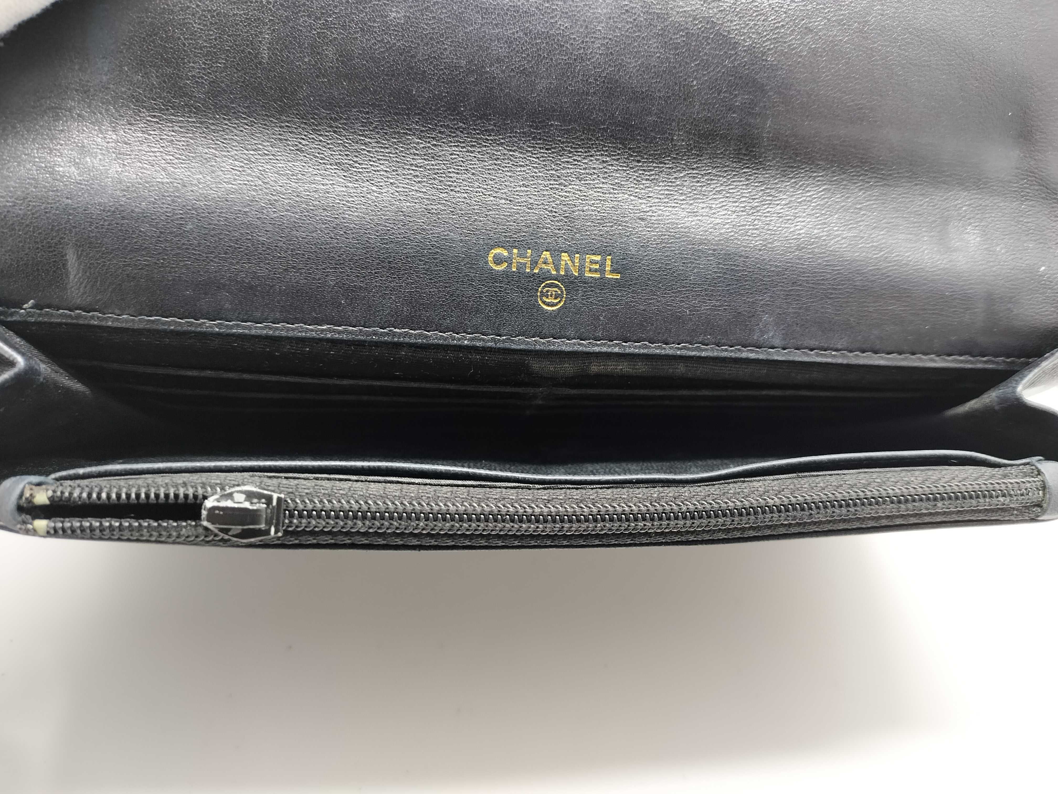 Lambskin Large Coco Flap Long Wallet — view 8