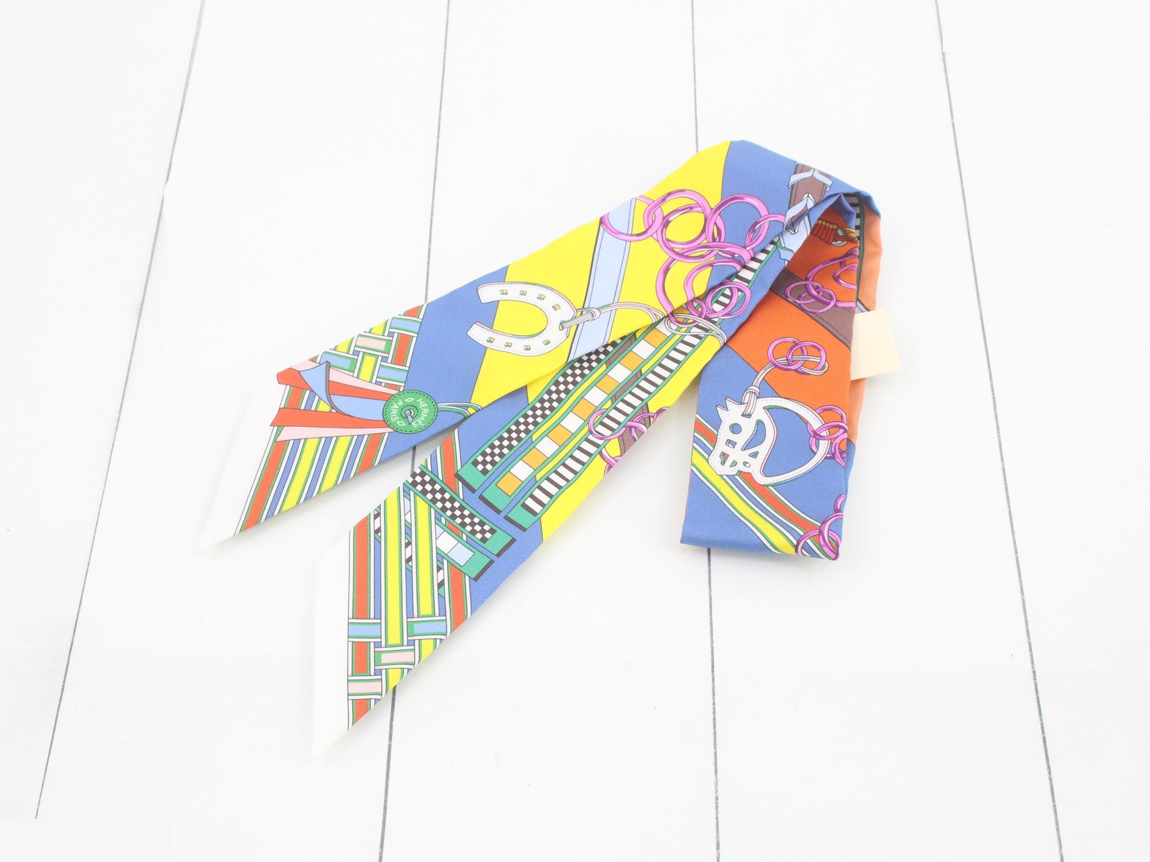 Twilly scarf Brides et Gris — view 2