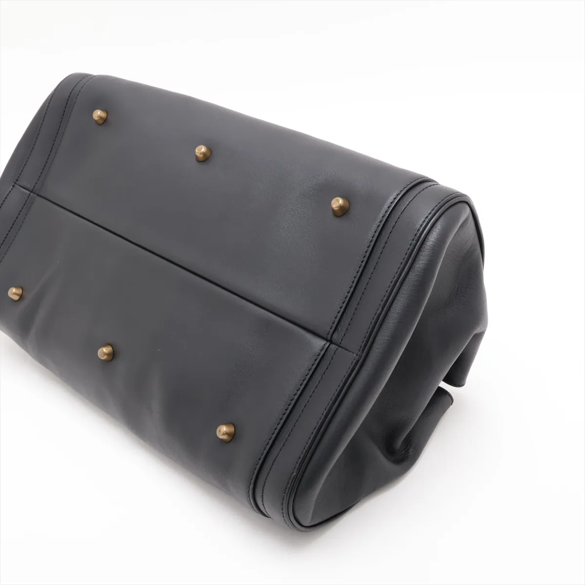 Paddington Leather Handbag, Black — view 3