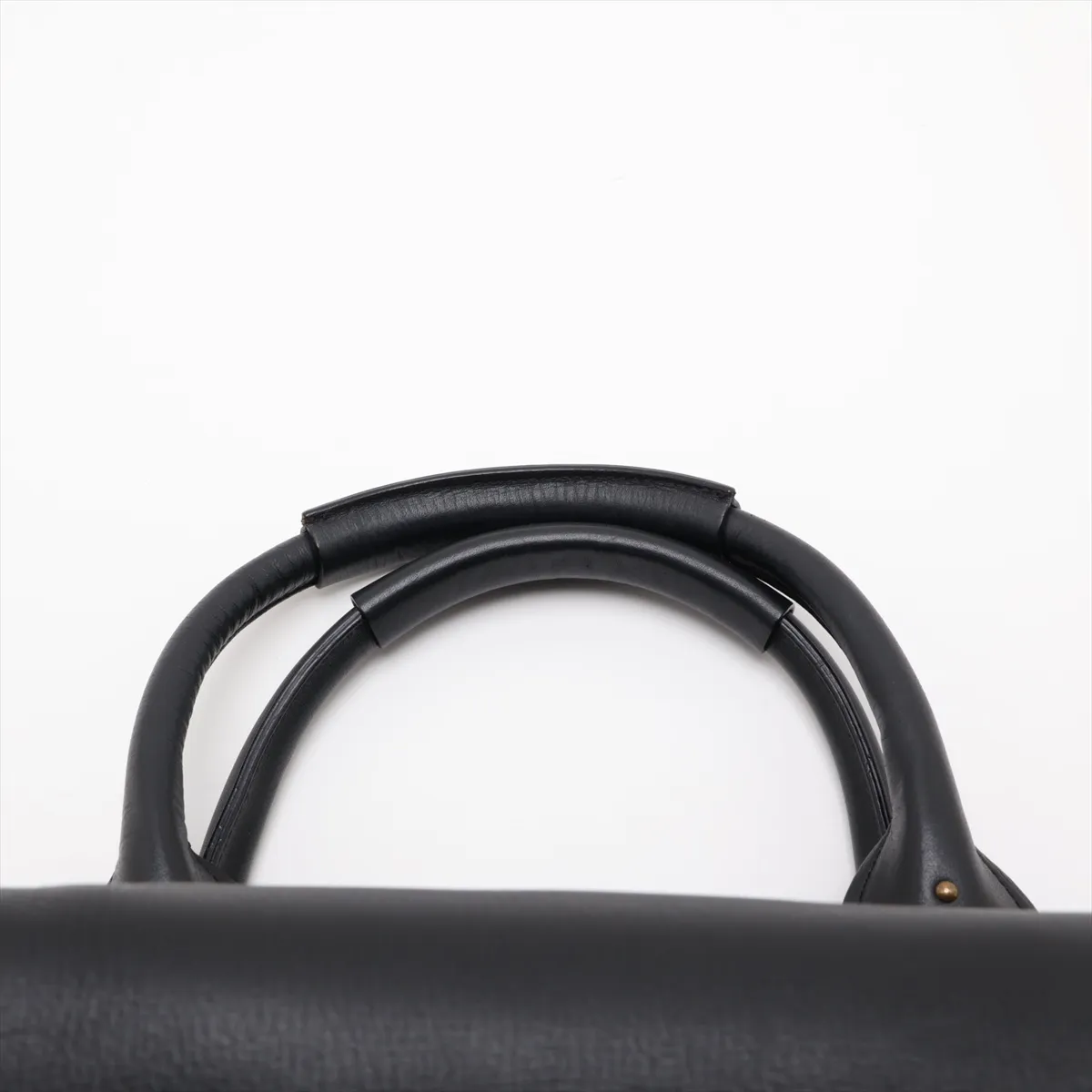 Paddington Leather Handbag, Black — view 6