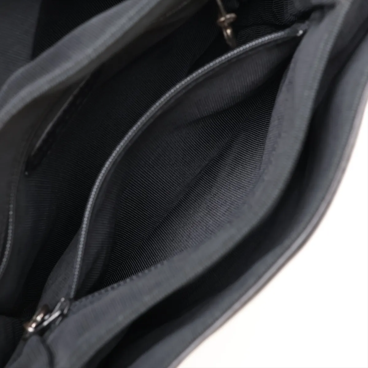 Coco Mark Lambskin Chain Backpack, Black with Silver Hardware, 4041226, Series 4 — view 11