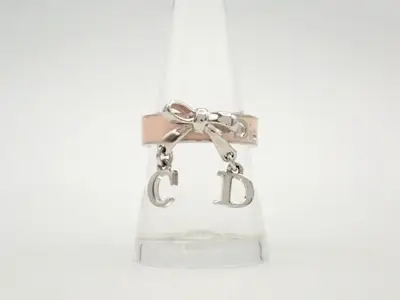 Ribbon motif CD logo ring #16