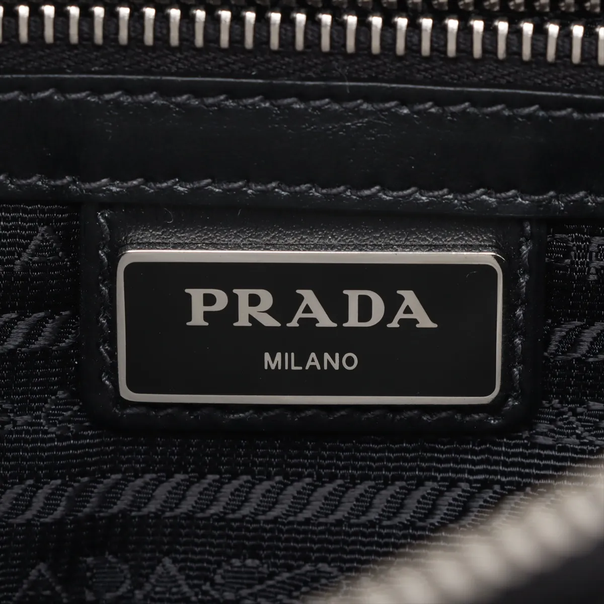 Saffiano Leather 2WAY Handbag Black — view 11