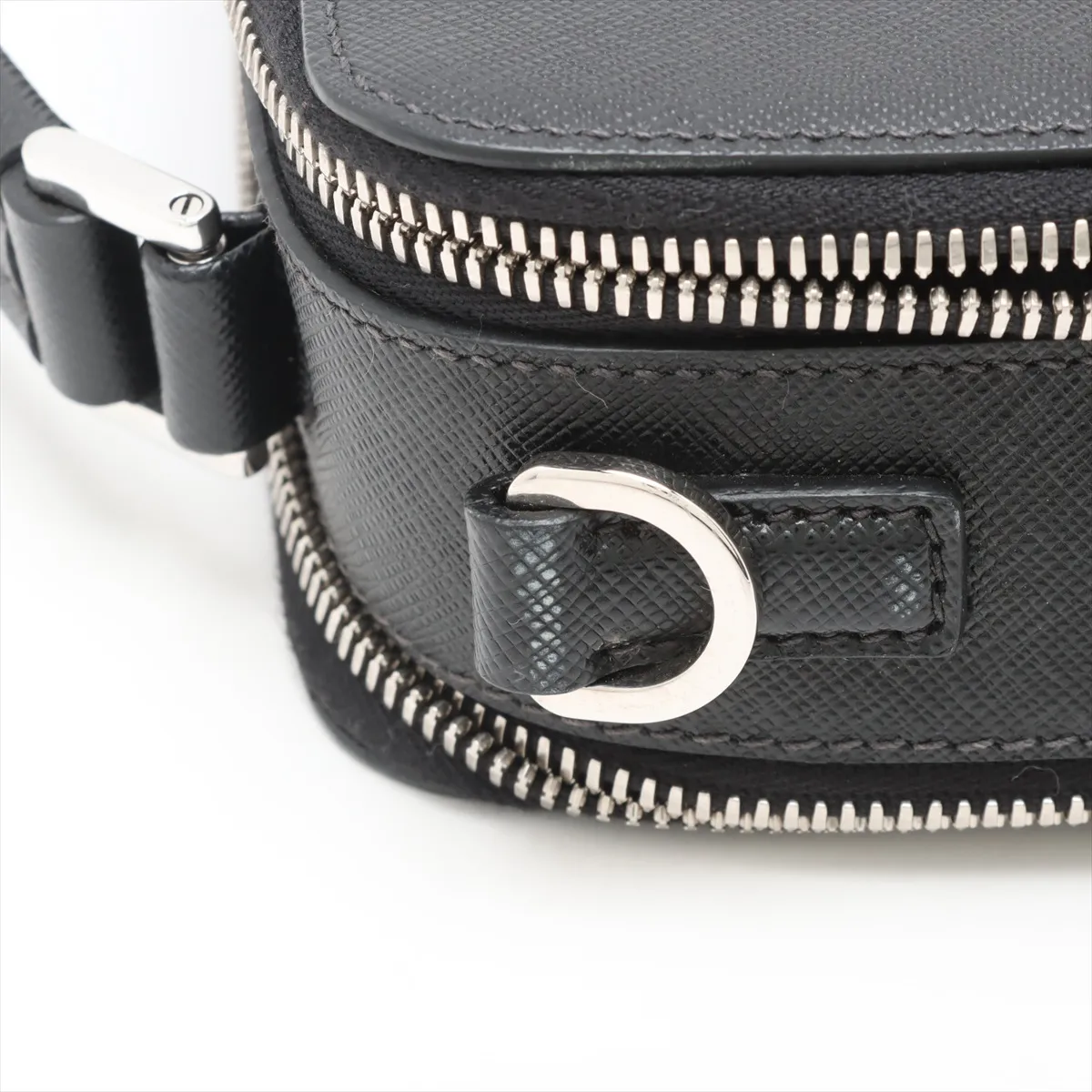 Saffiano Leather 2WAY Handbag Black — view 13
