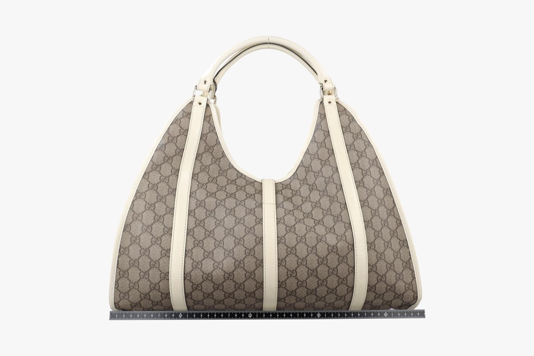 New Jackie PVC Coated Canvas x Leather Brown x White — view 2