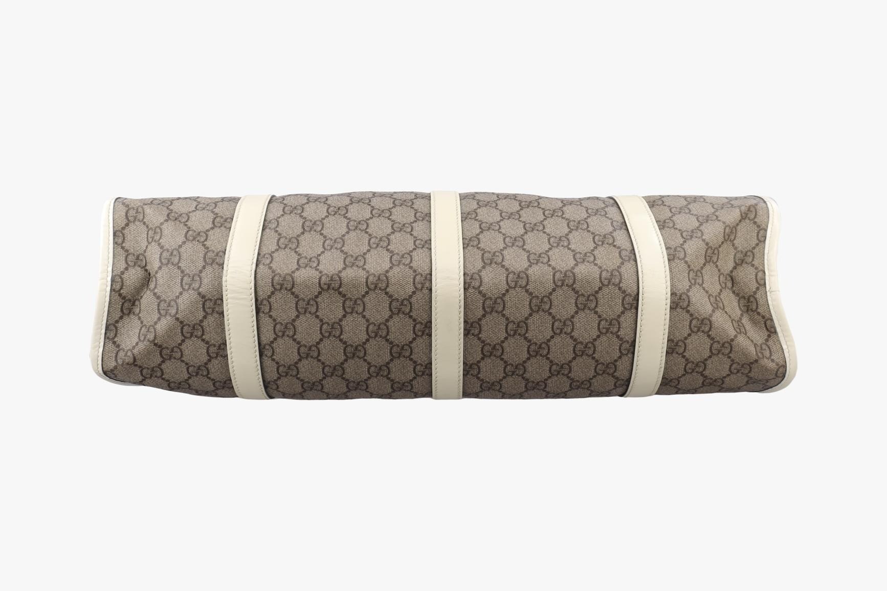 New Jackie PVC Coated Canvas x Leather Brown x White — view 3