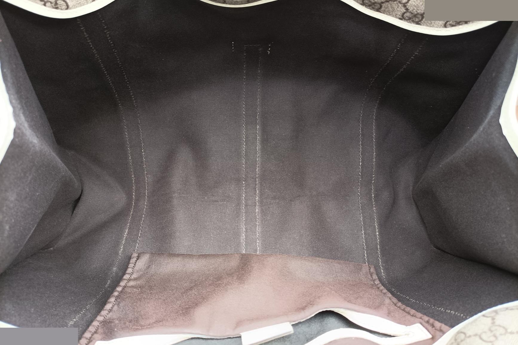 New Jackie PVC Coated Canvas x Leather Brown x White — view 6