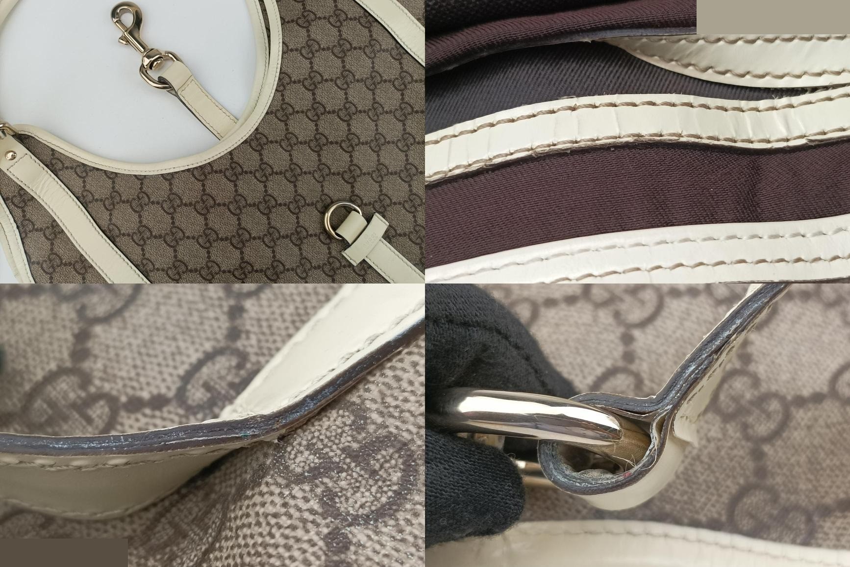 New Jackie PVC Coated Canvas x Leather Brown x White — view 9