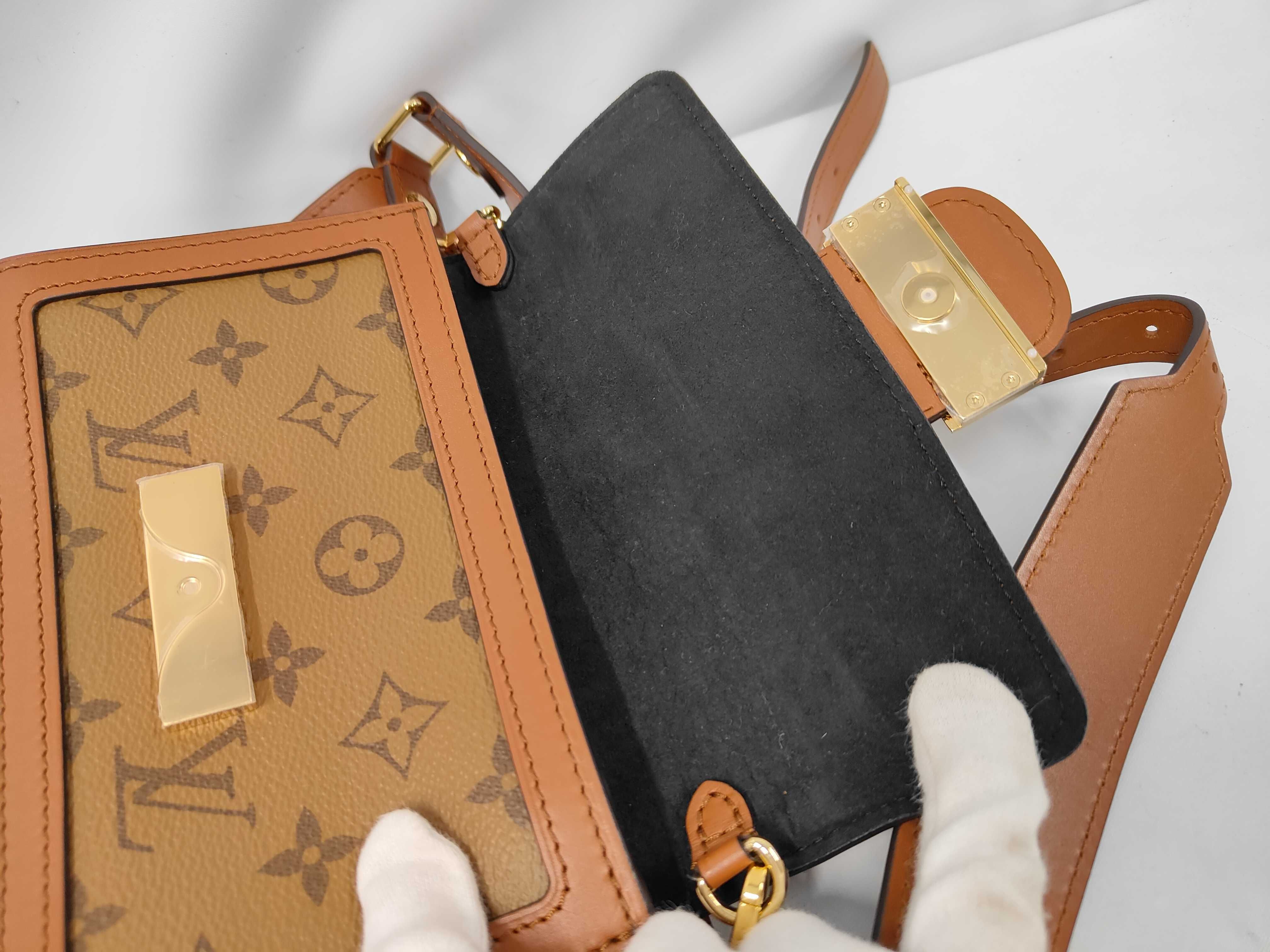 Reverse Dauphine Waist Pouch Shoulder Bag — view 5