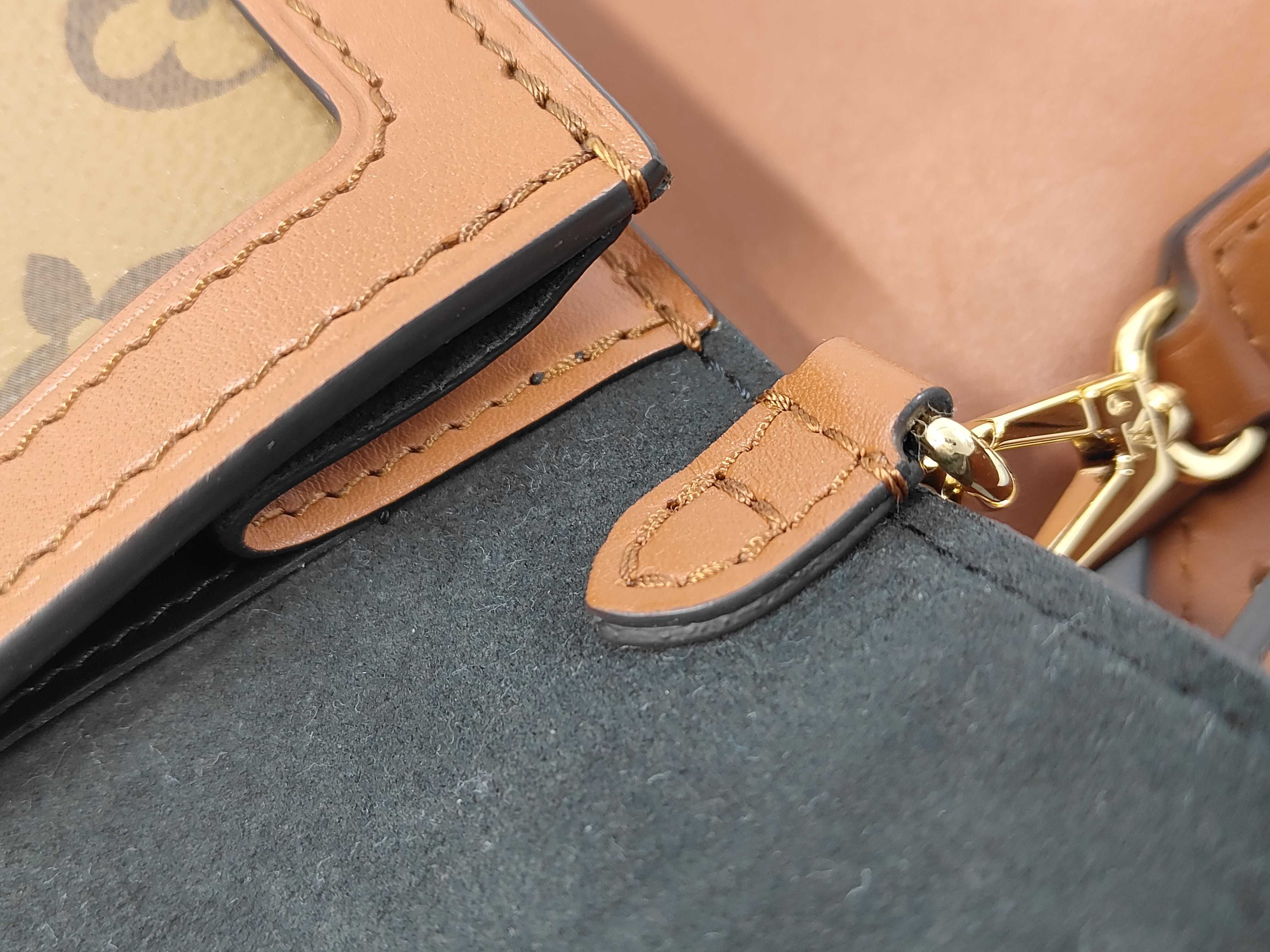 Reverse Dauphine Waist Pouch Shoulder Bag — view 6