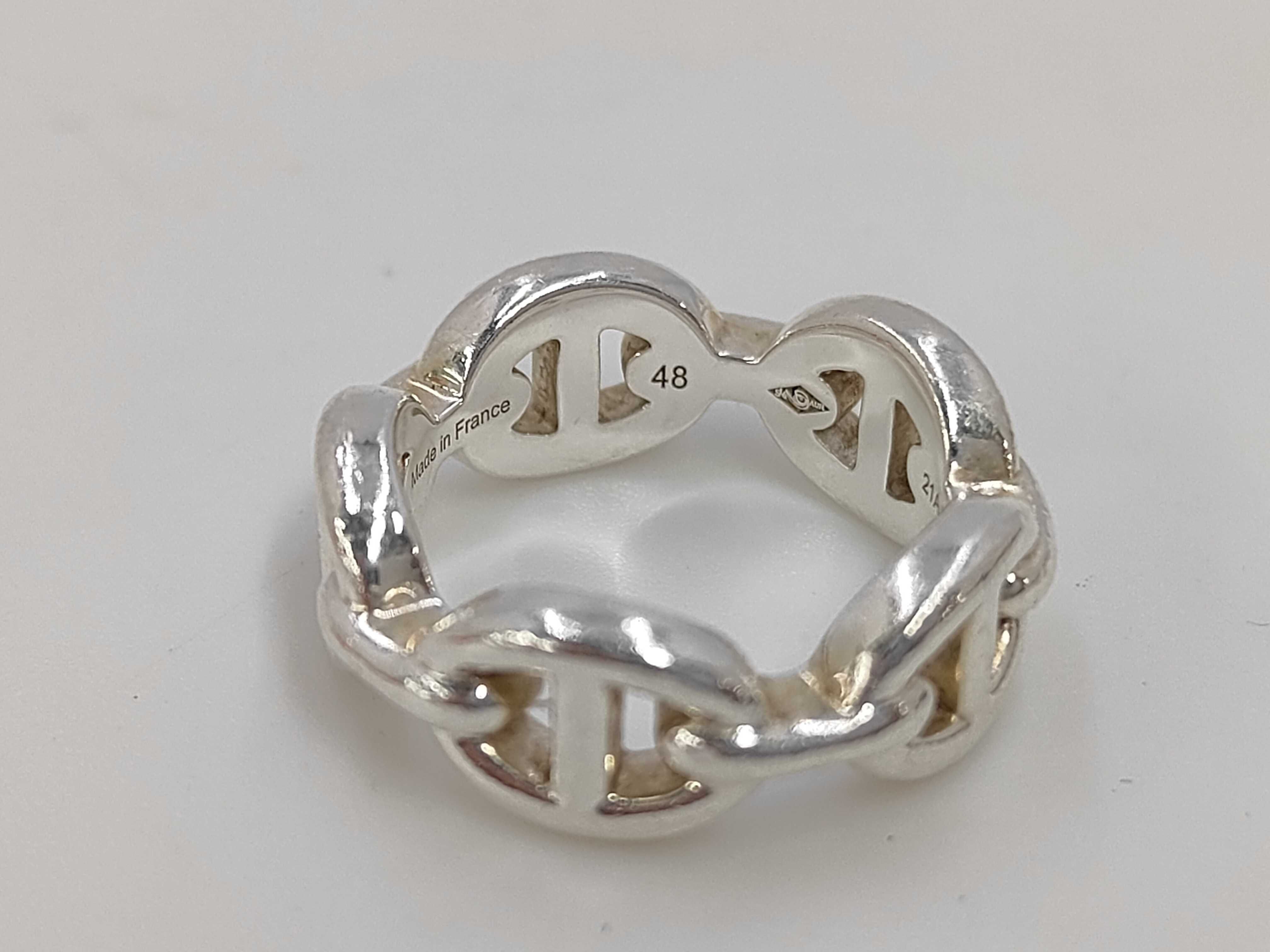 Chaine d'Ancre Enchainée Ring, Sterling Silver 925 Ring — view 5