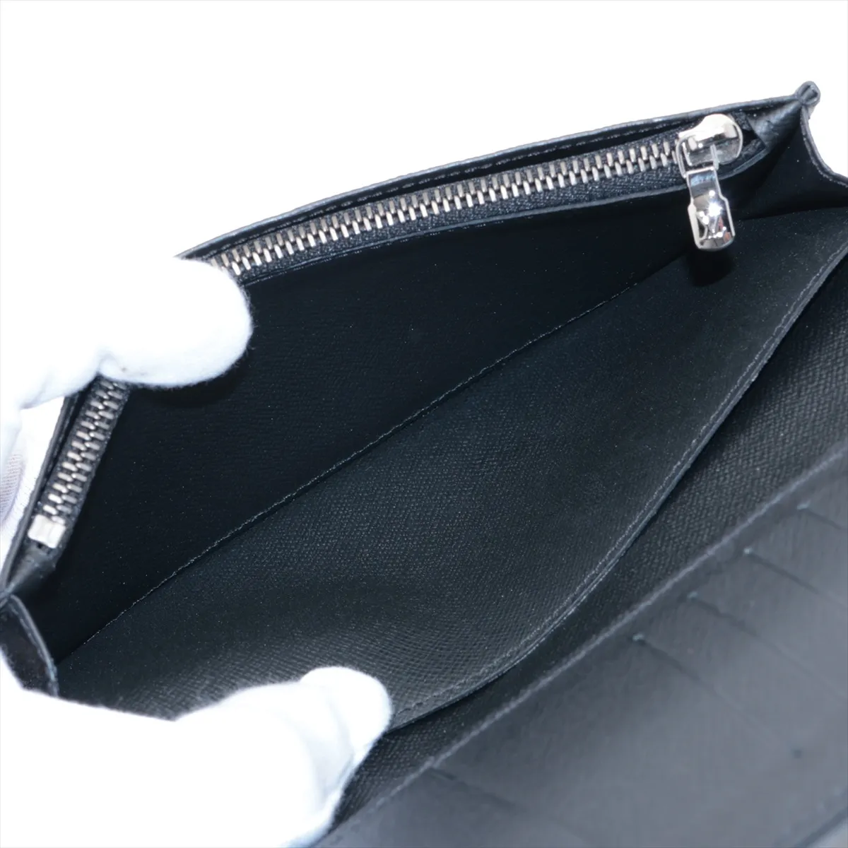 Monogram Eclipse Portefeuille Brother M61697 TN0118 Black Long Wallet — view 6