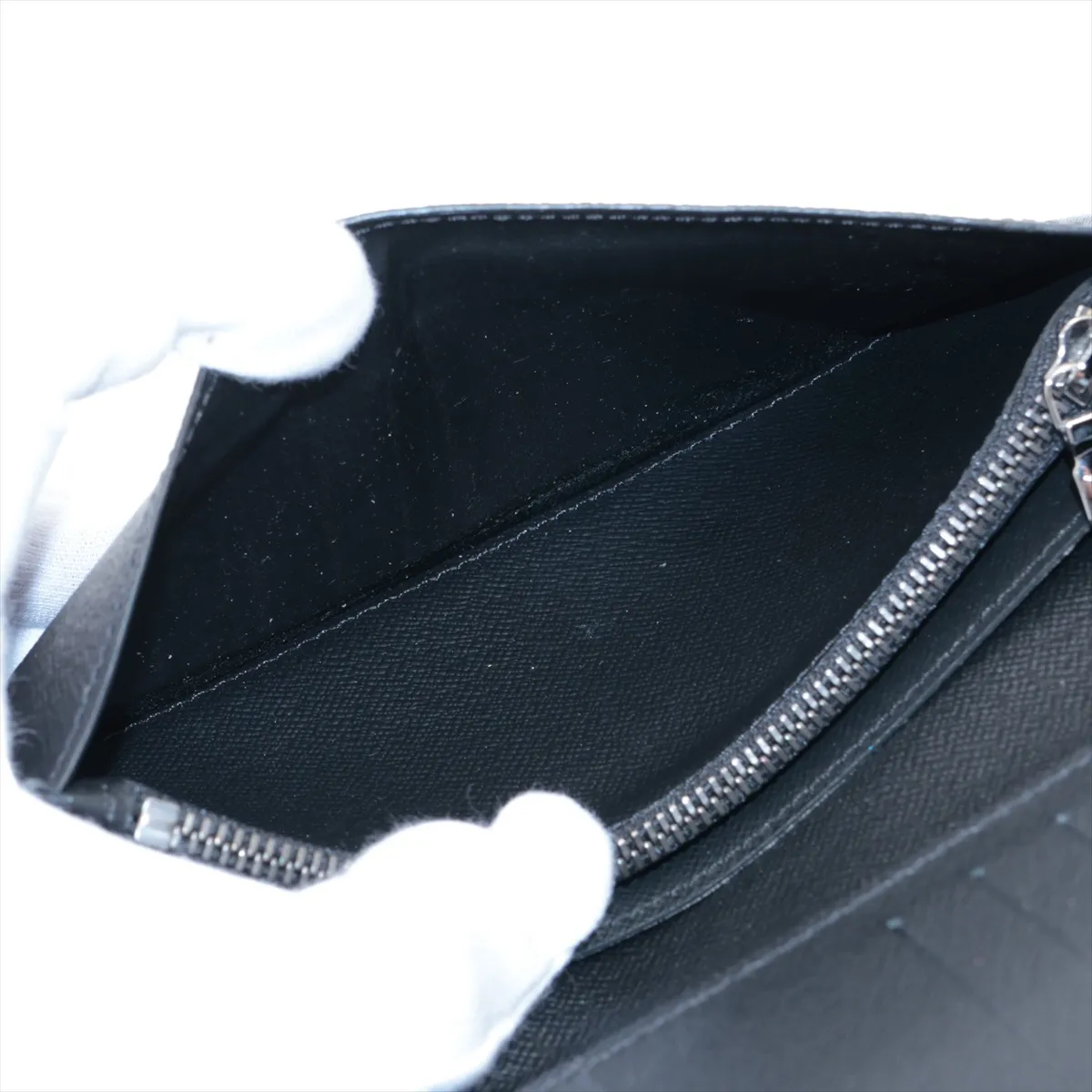 Monogram Eclipse Portefeuille Brother M61697 TN0118 Black Long Wallet — view 7