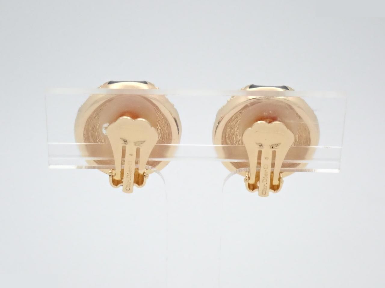 GP Pearl-like Enamel Earrings — view 2