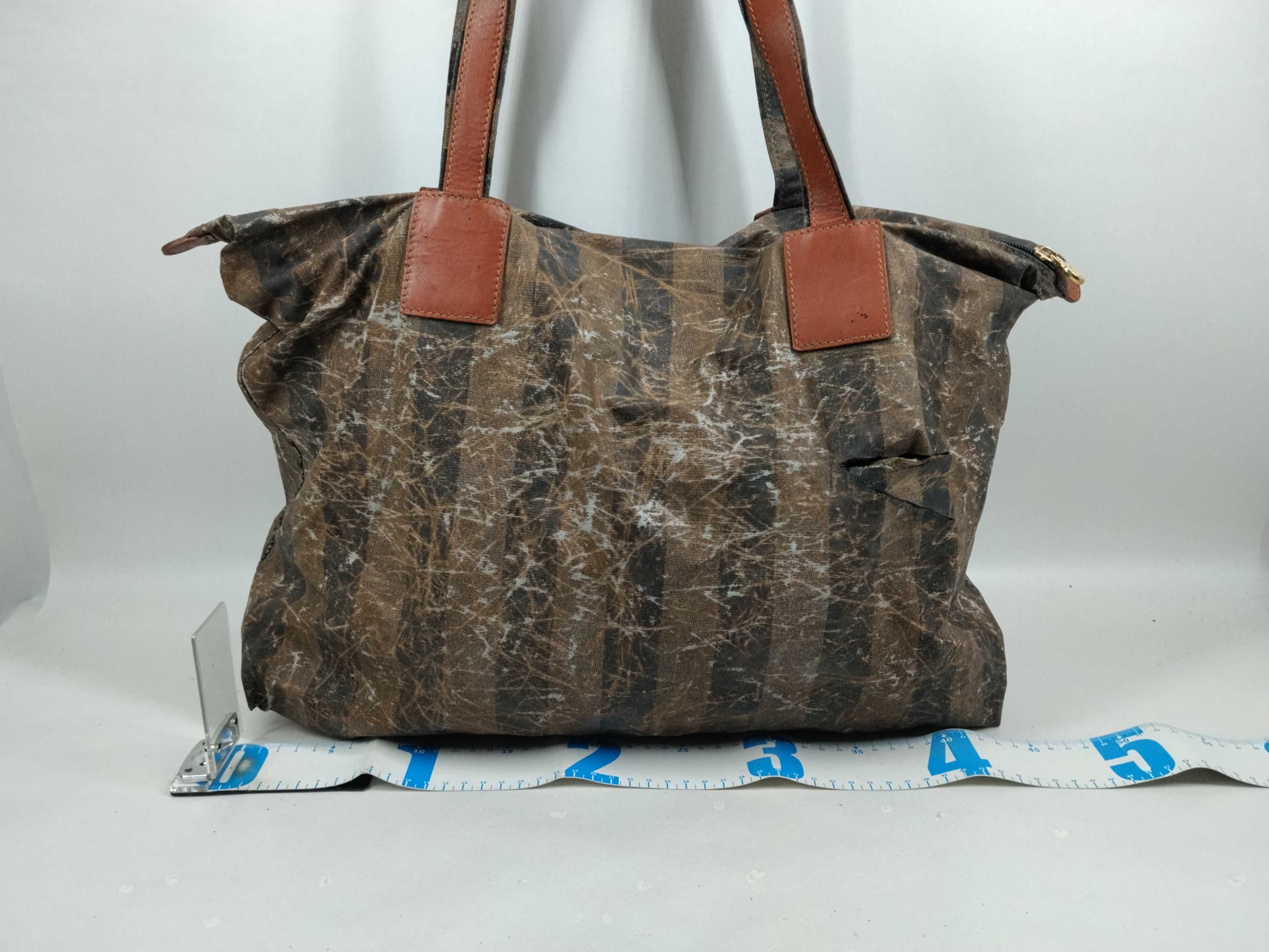 Pecan Pattern Nylon Tote Bag — view 2
