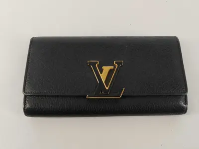 Essential Portefeuille Capucines Black x Pink M61248 NZ4158 Wallet