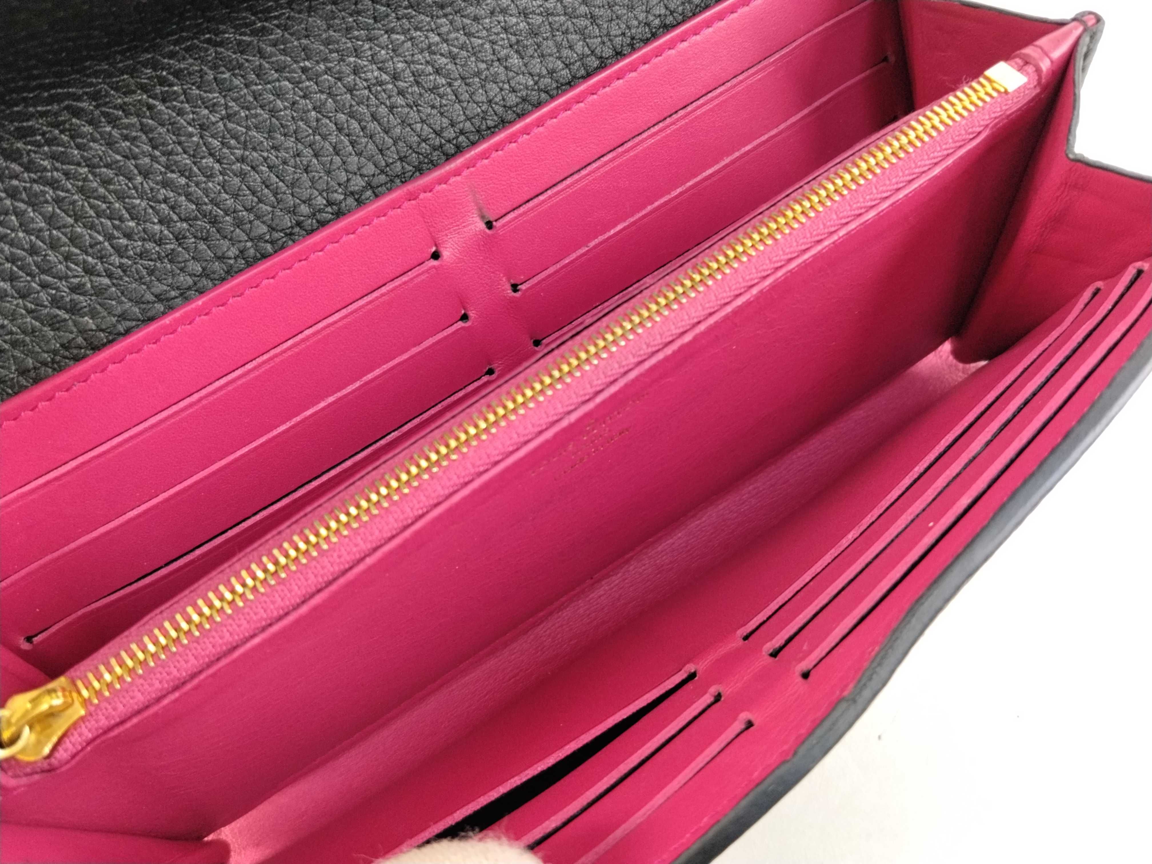 Essential Portefeuille Capucines Black x Pink M61248 NZ4158 Wallet — view 11